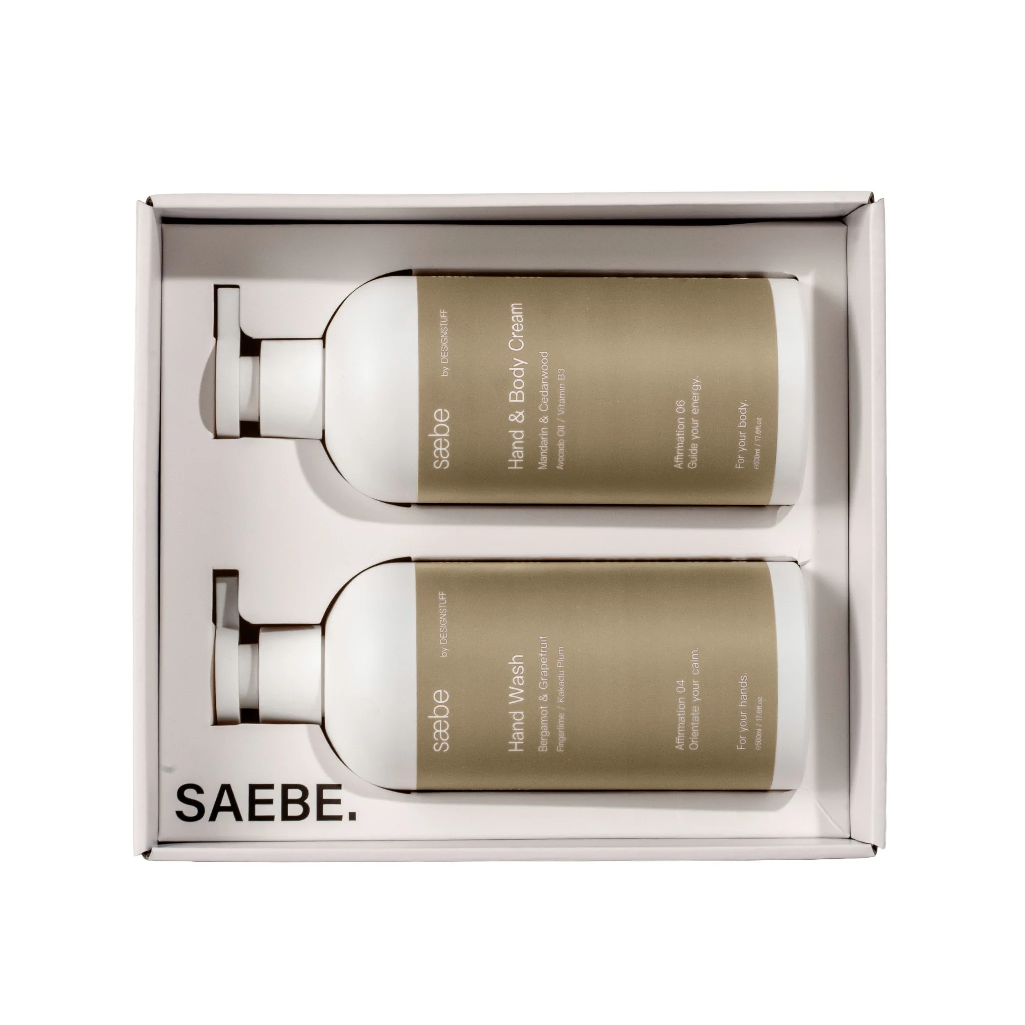 DESIGNSTUFF LUYO Saebe Gift Set, Hand Wash & Hand Cream, Fern - Image 3
