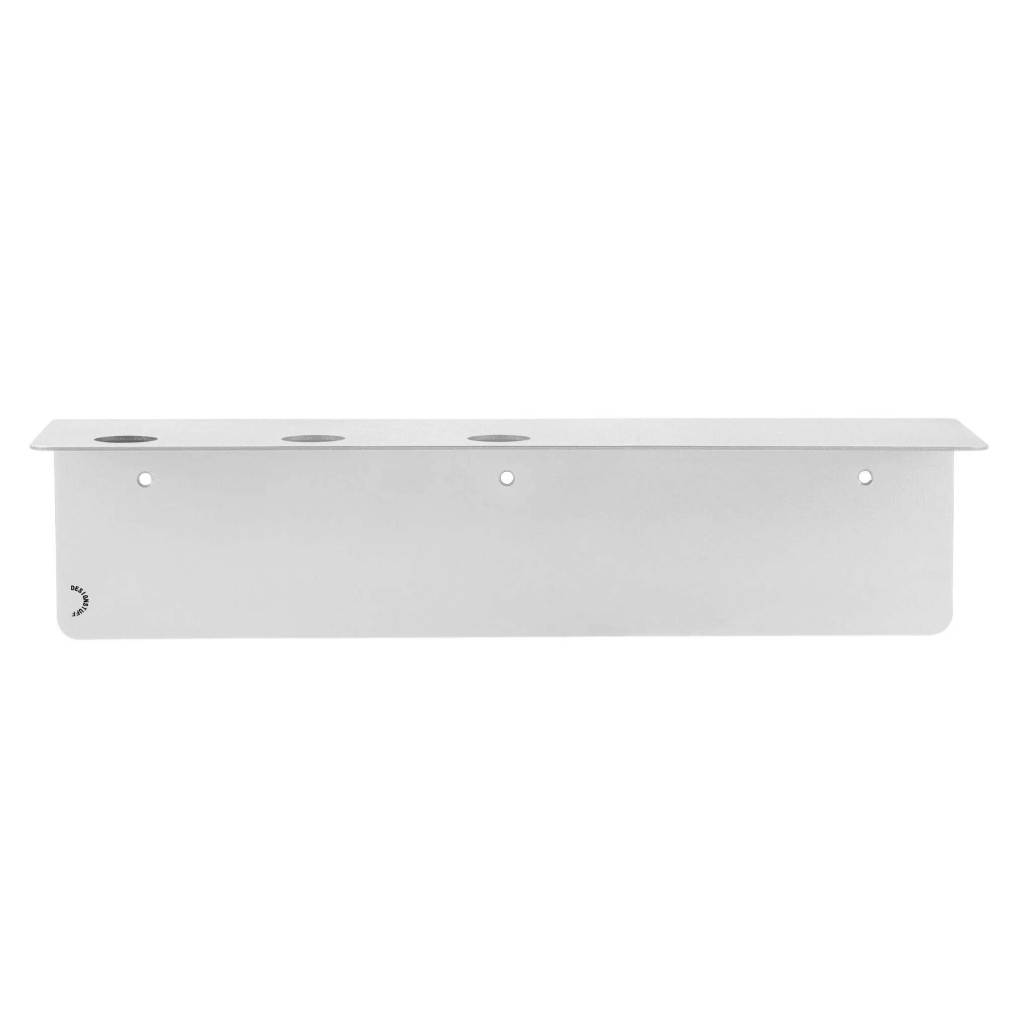 DESIGNSTUFF Shelf w/ Triple Soap Dispenser Holder, L40 cm, White - Image 3