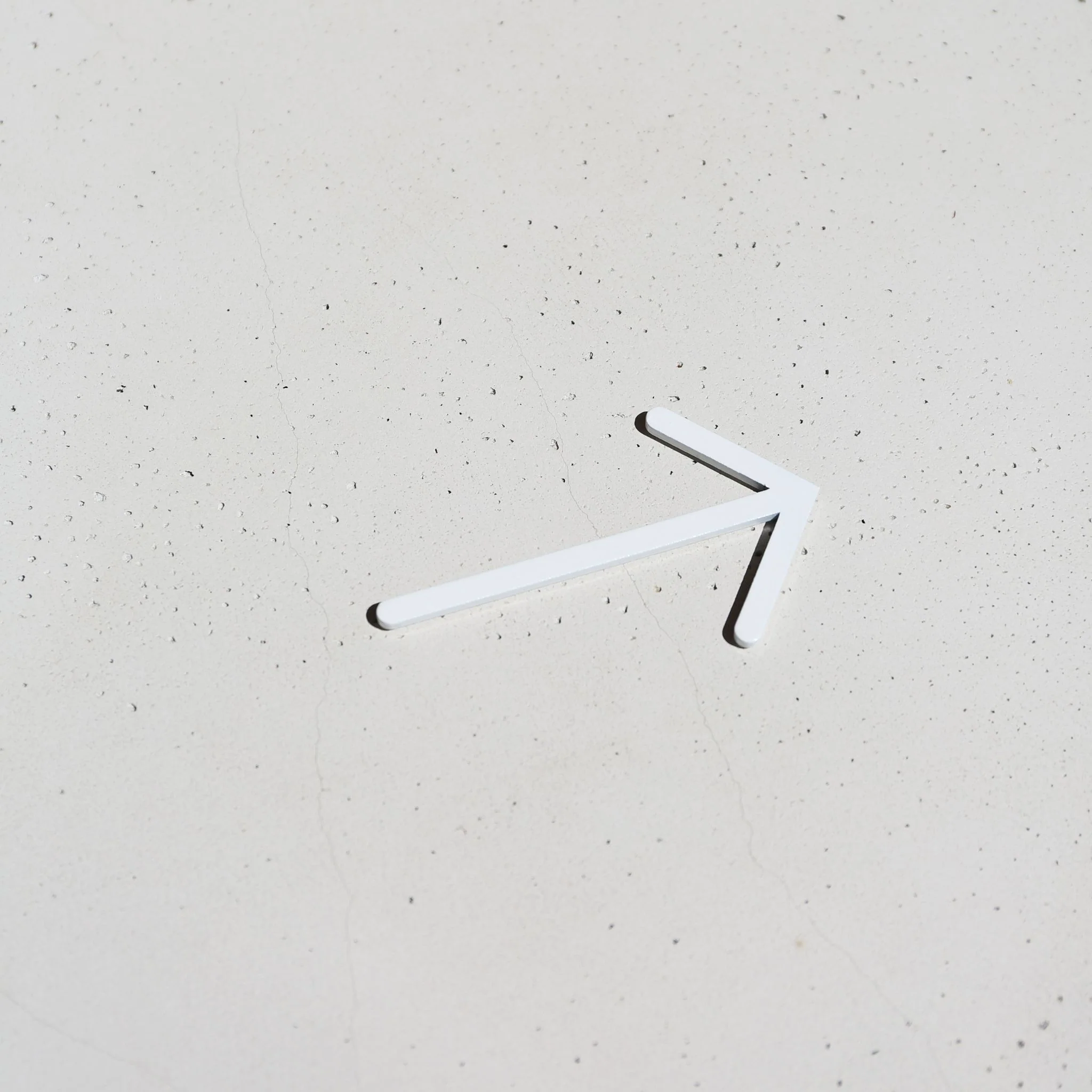 DESIGNSTUFF Signage, Arrow, White - Image 5