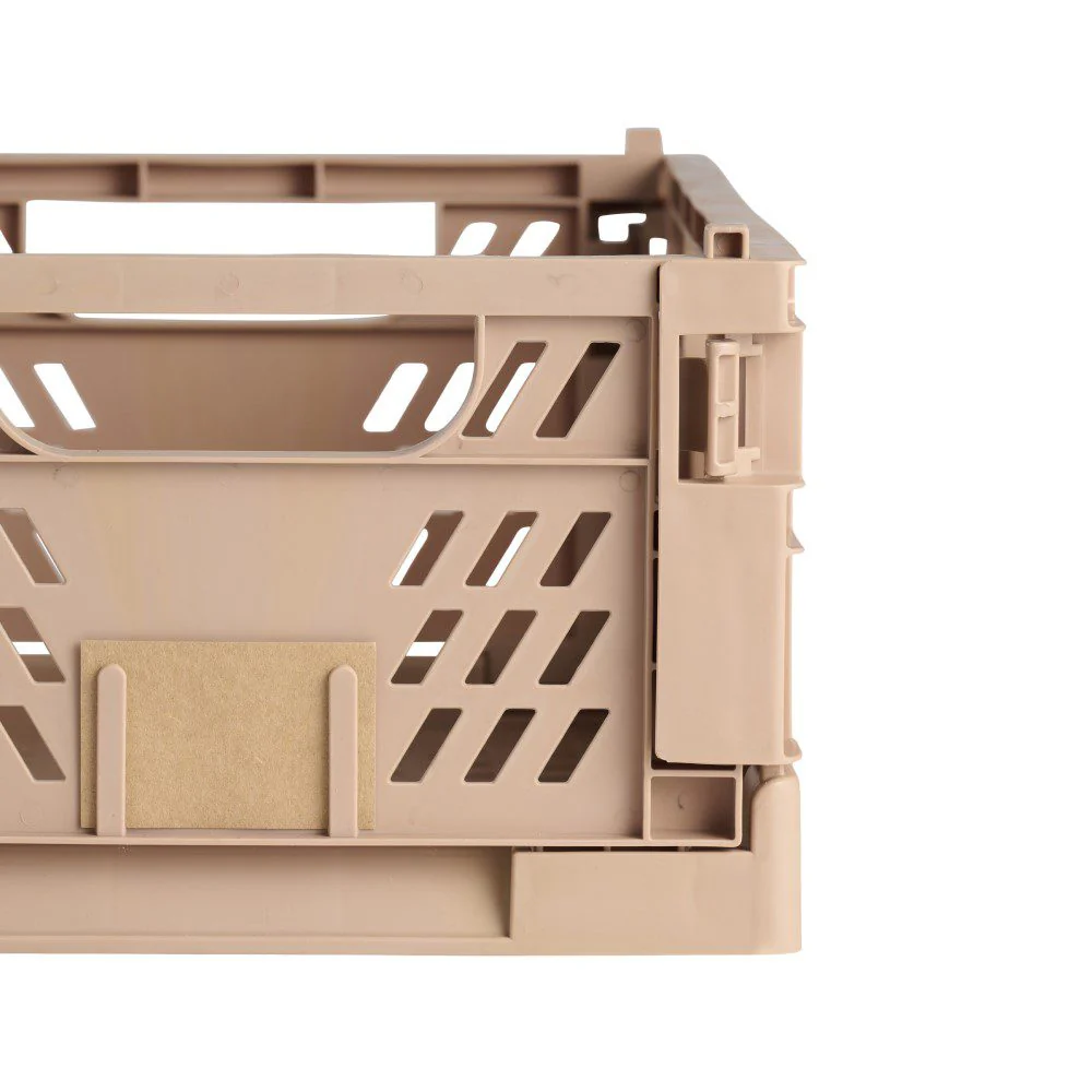 DESIGNSTUFF Slant Collapsible Crate, L, 50x33cm, Tuscany - Image 3