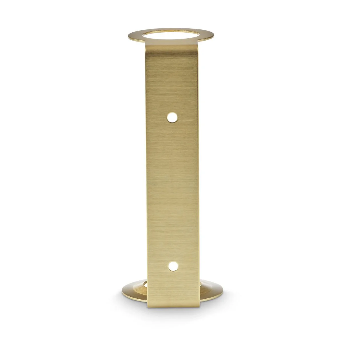 DESIGNSTUFF Single Soap Dispenser Holder, Brushed Brass - Image 4