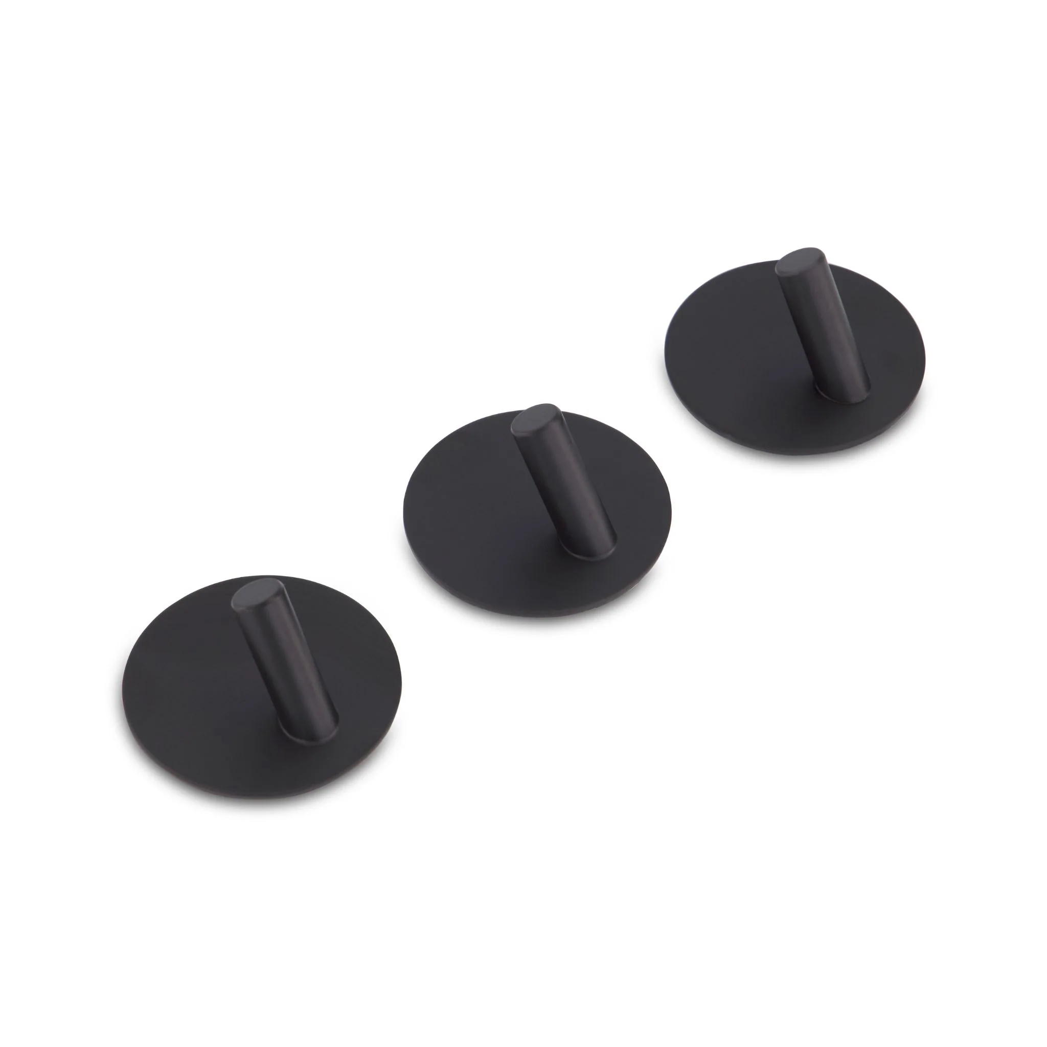 DESIGNSTUFF Hook Self-Adhesive, Black (Set of 3) - Image 3