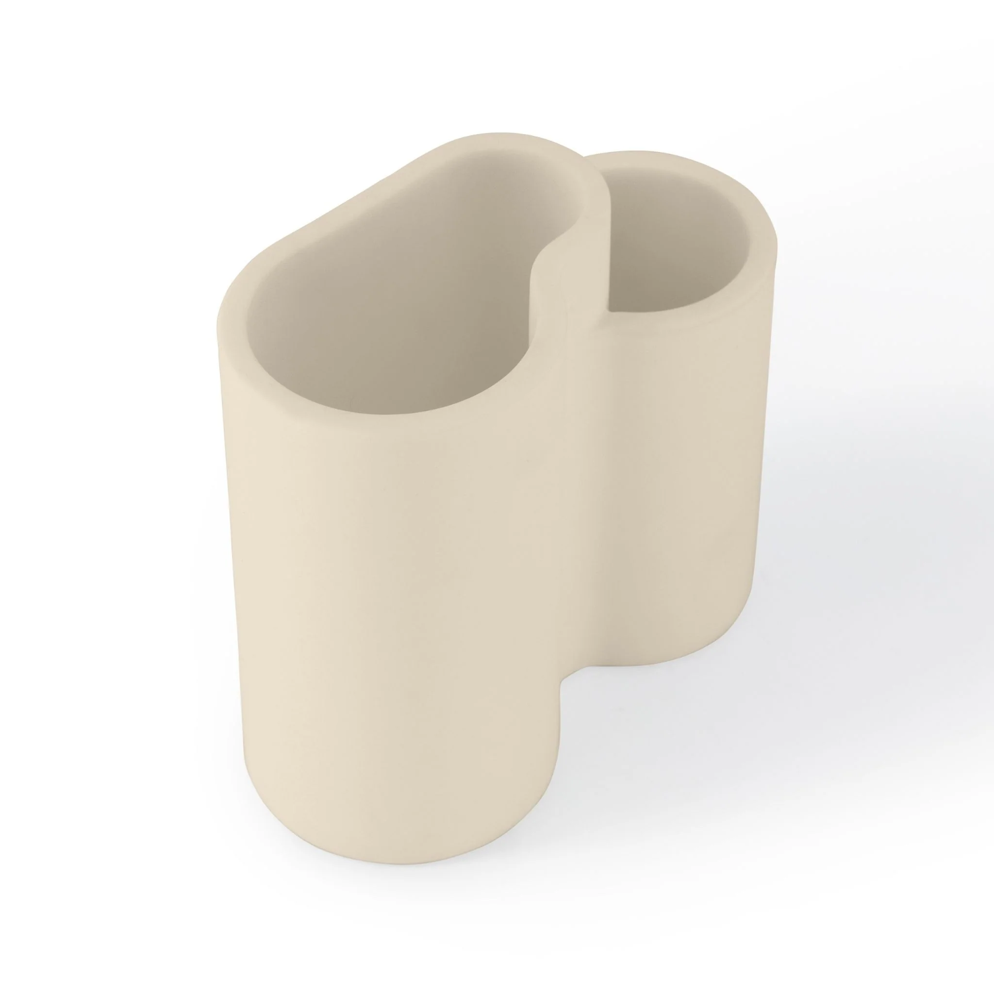 DESIGNSTUFF DRIP Store-All Cutlery Drainer/Holder, Sand - Image 4