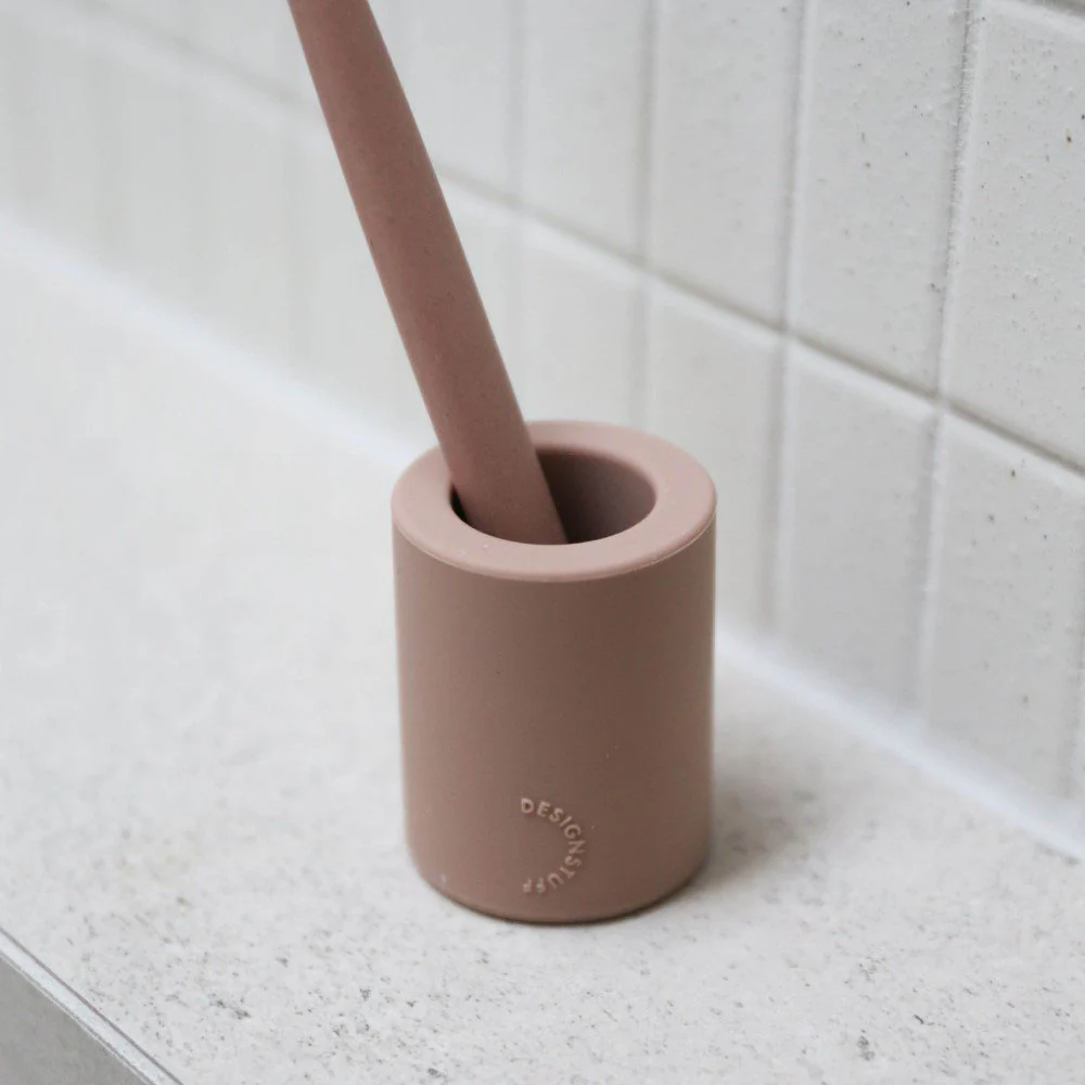DESIGNSTUFF Toothbrush Holder, Clay - Image 4