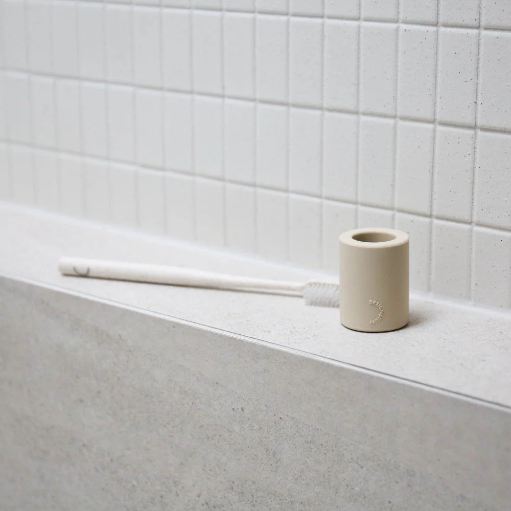 DESIGNSTUFF Toothbrush Holder, Sand - Image 3