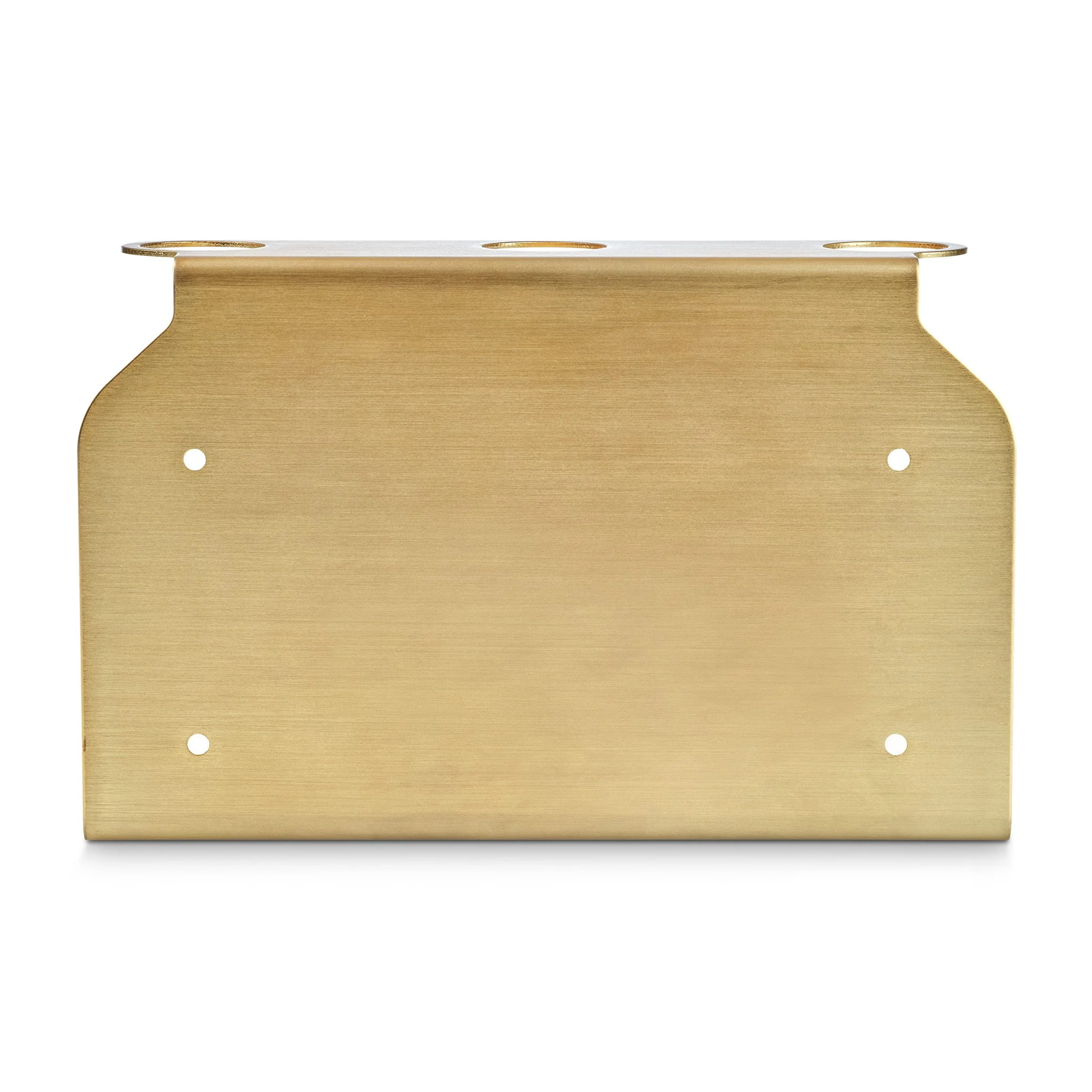 DESIGNSTUFF Triple Soap Dispenser Holder, Brushed Brass - Image 7