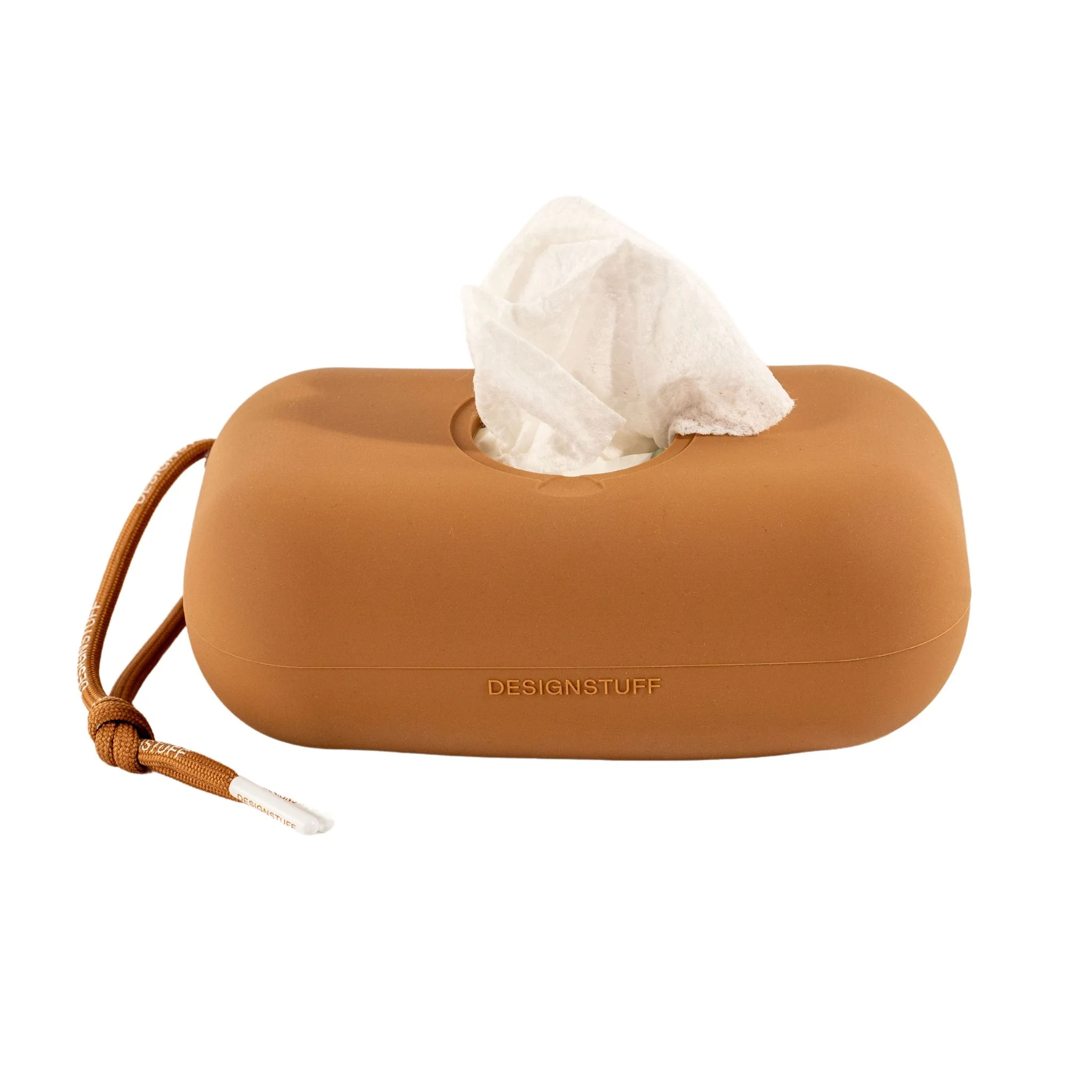 DESIGNSTUFF CUBI Wet Wipes Cover, Camel - Image 2
