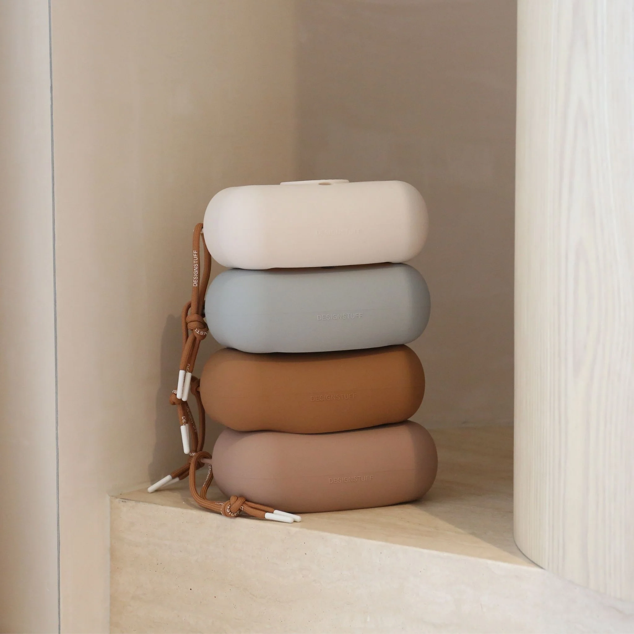 DESIGNSTUFF CUBI Wet Wipes Cover, Camel - Image 8