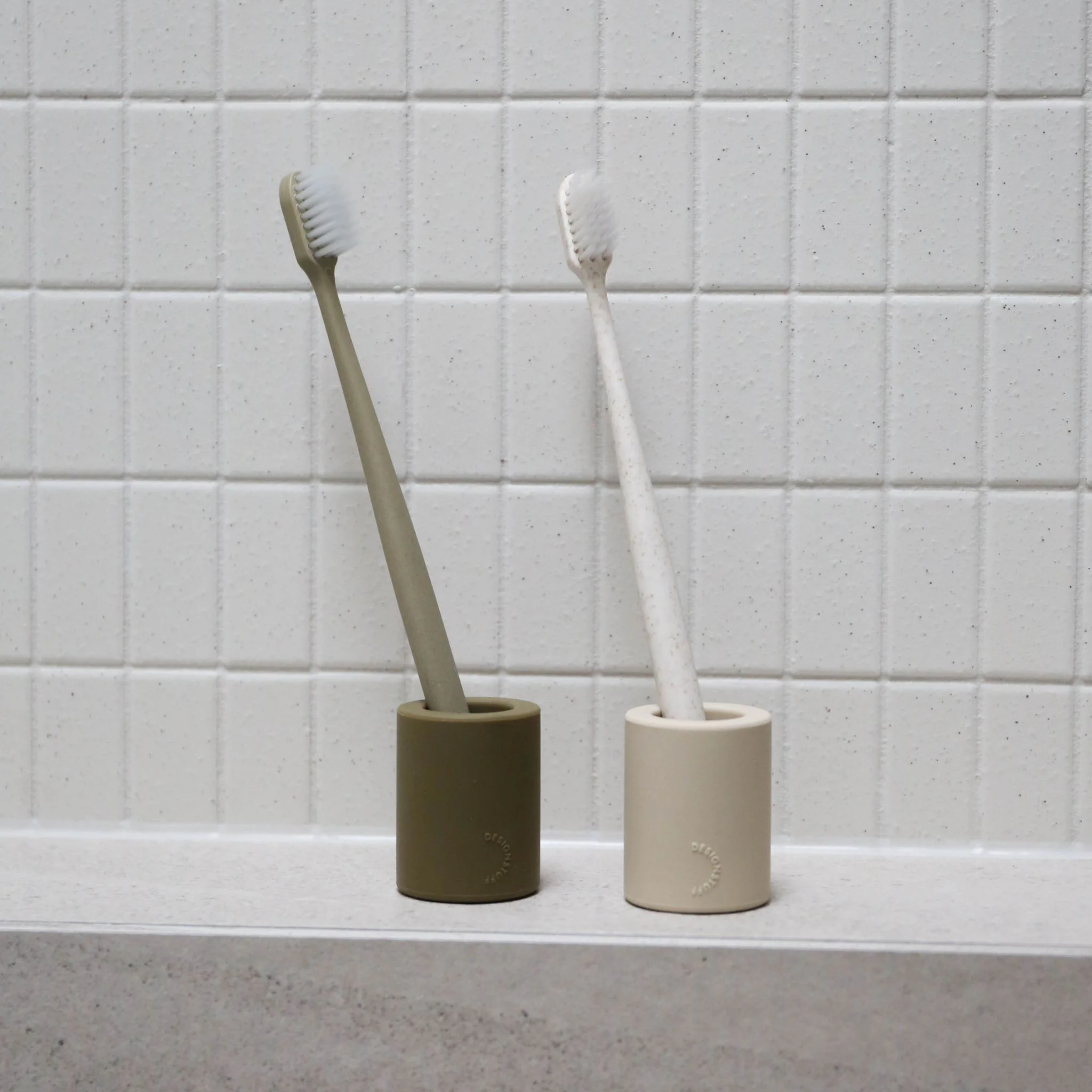 DESIGNSTUFF Wheatstraw Toothbrush, Khaki - Image 4