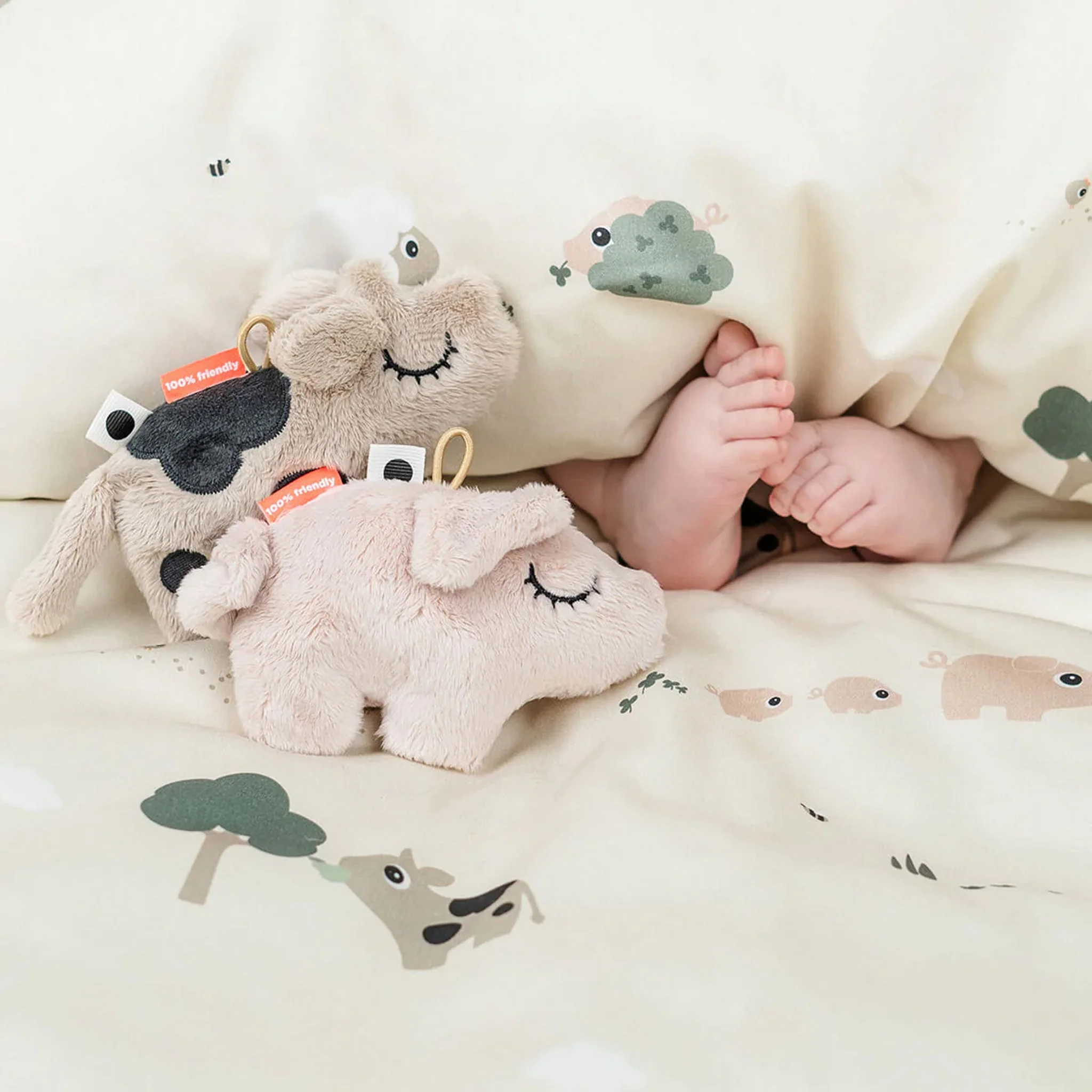 DONE BY DEER Tiny Sensory Rattle, Dotti, Sand - Image 3