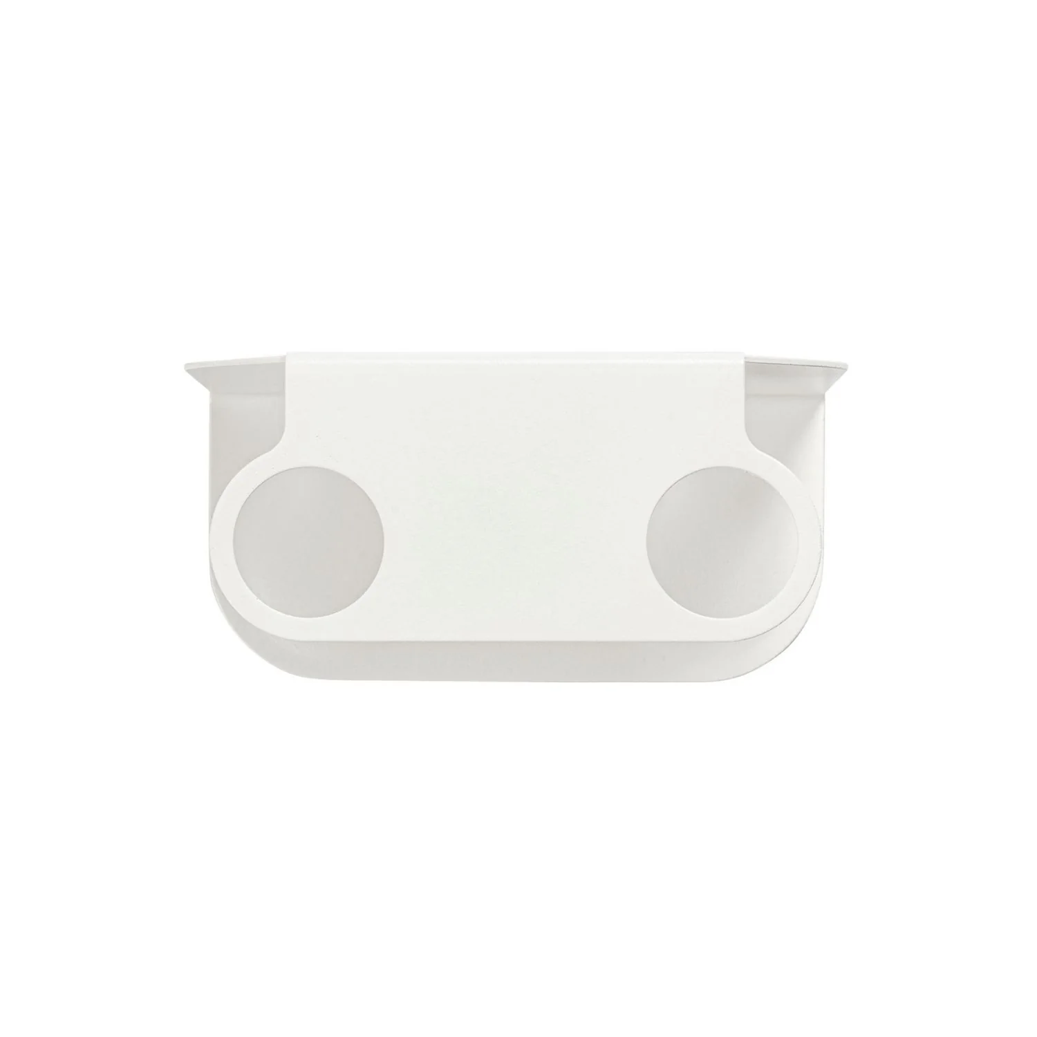DESIGNSTUFF Dual Soap Dispenser Holder, White - Image 6