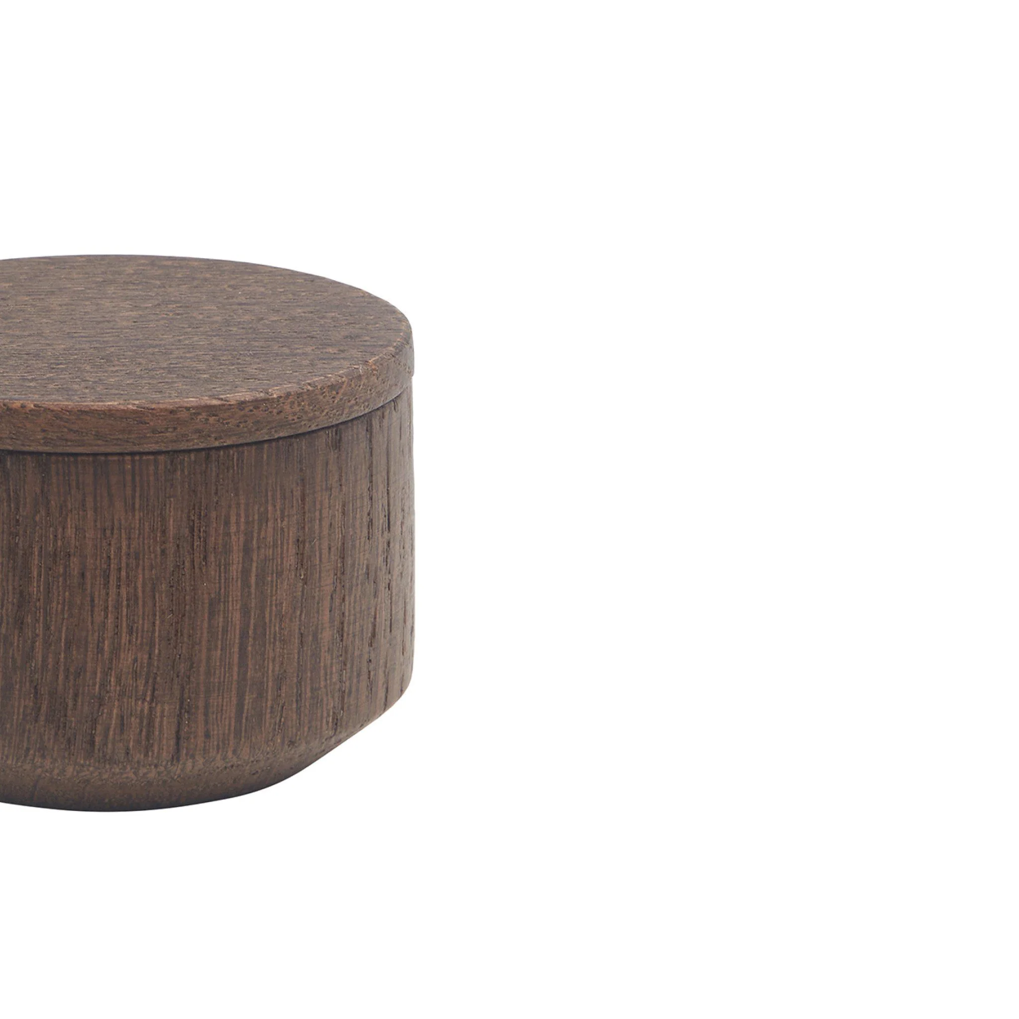 EKTA LIVING 'Salt Me' Salt Dish, Smoked Oak - Image 6