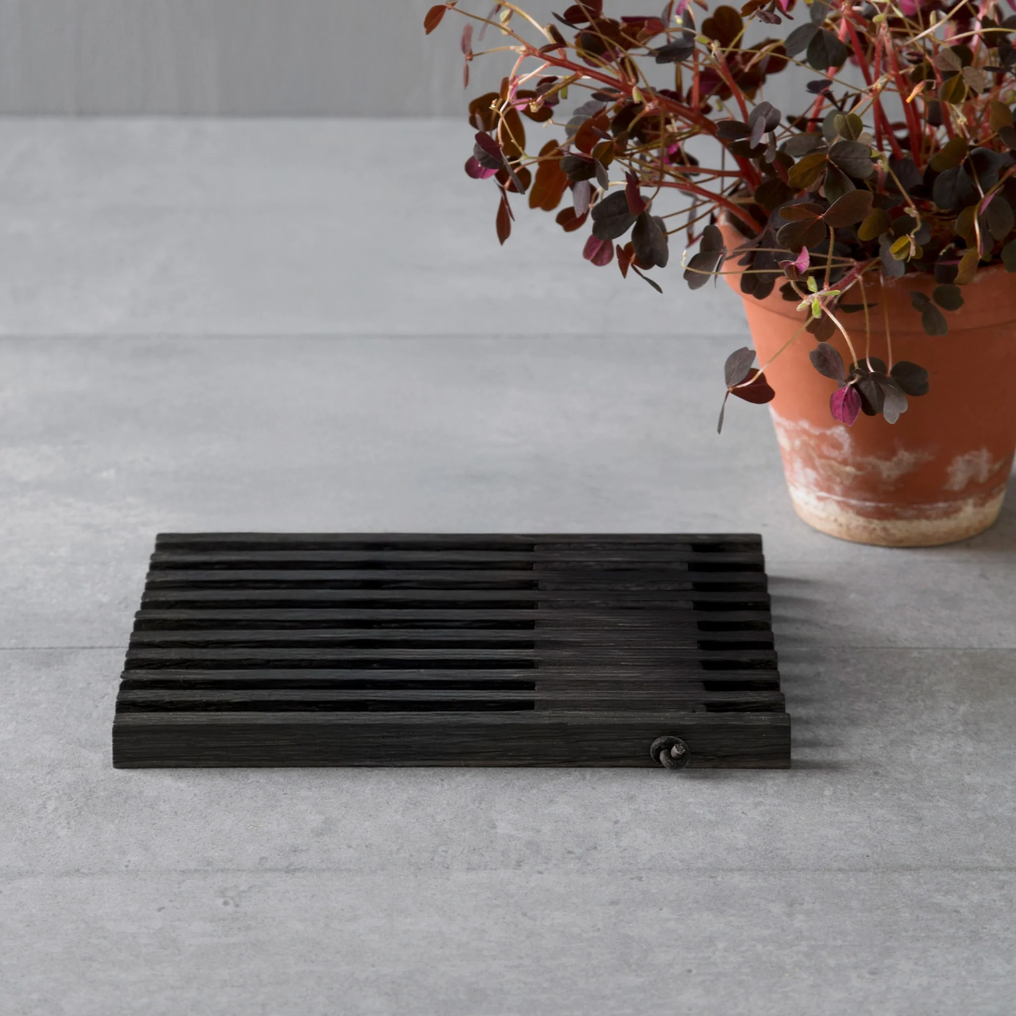 EKTA LIVING Table Frame Trivet, Black Oak - Image 3