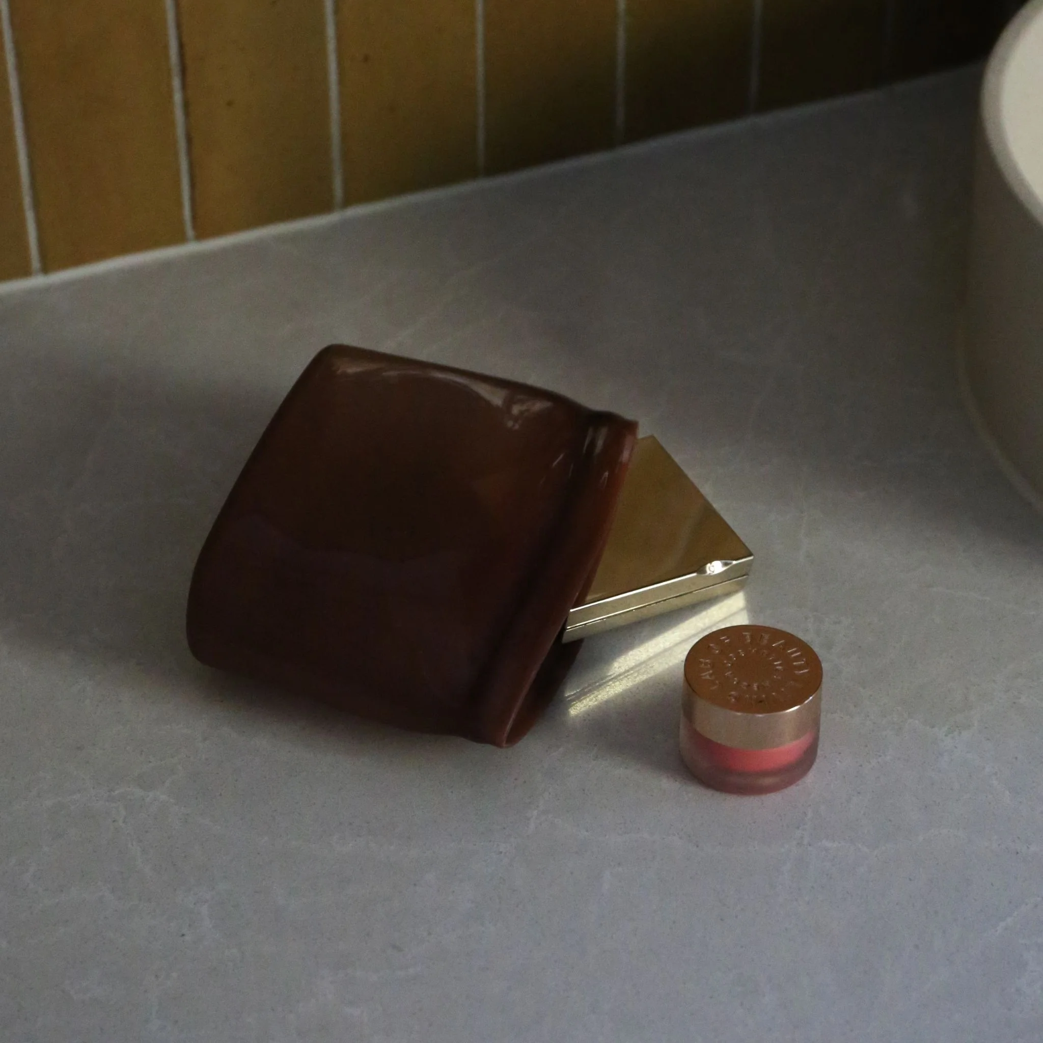 ENKEL STUDIO Keep Pouch, Silicone, Compact, Burgundy - Image 5