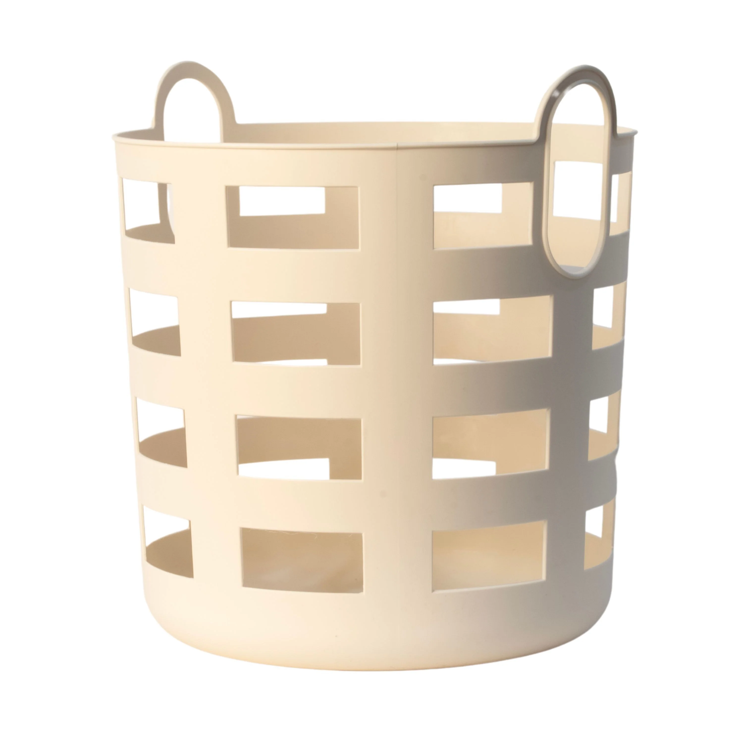 ENKEL STUDIO Storage and Laundry Basket, Large, Sand (Set of 2) - Image 5