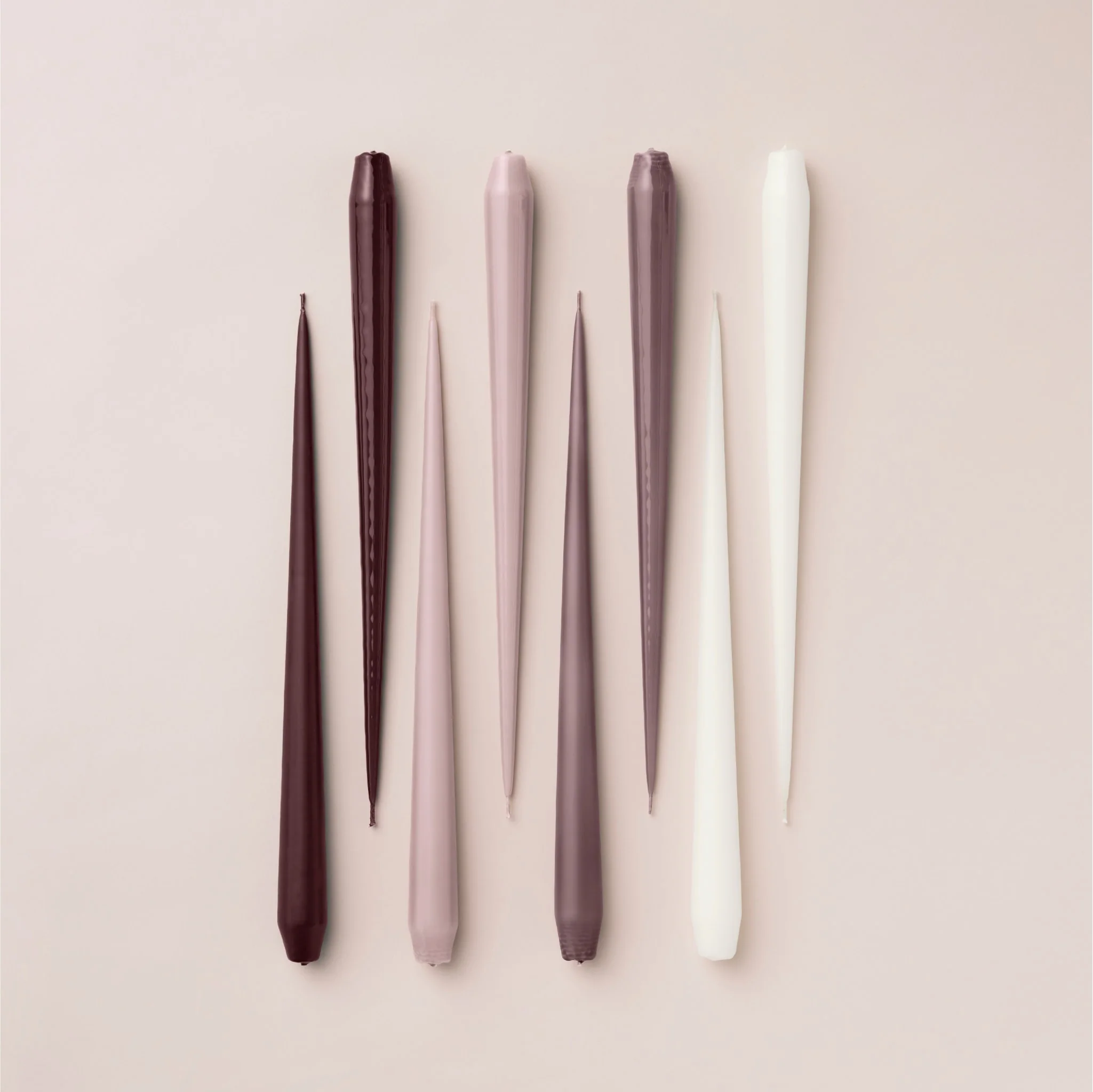 ESTER & ERIK Taper Candle, 32cm, Aubergine - Image 3