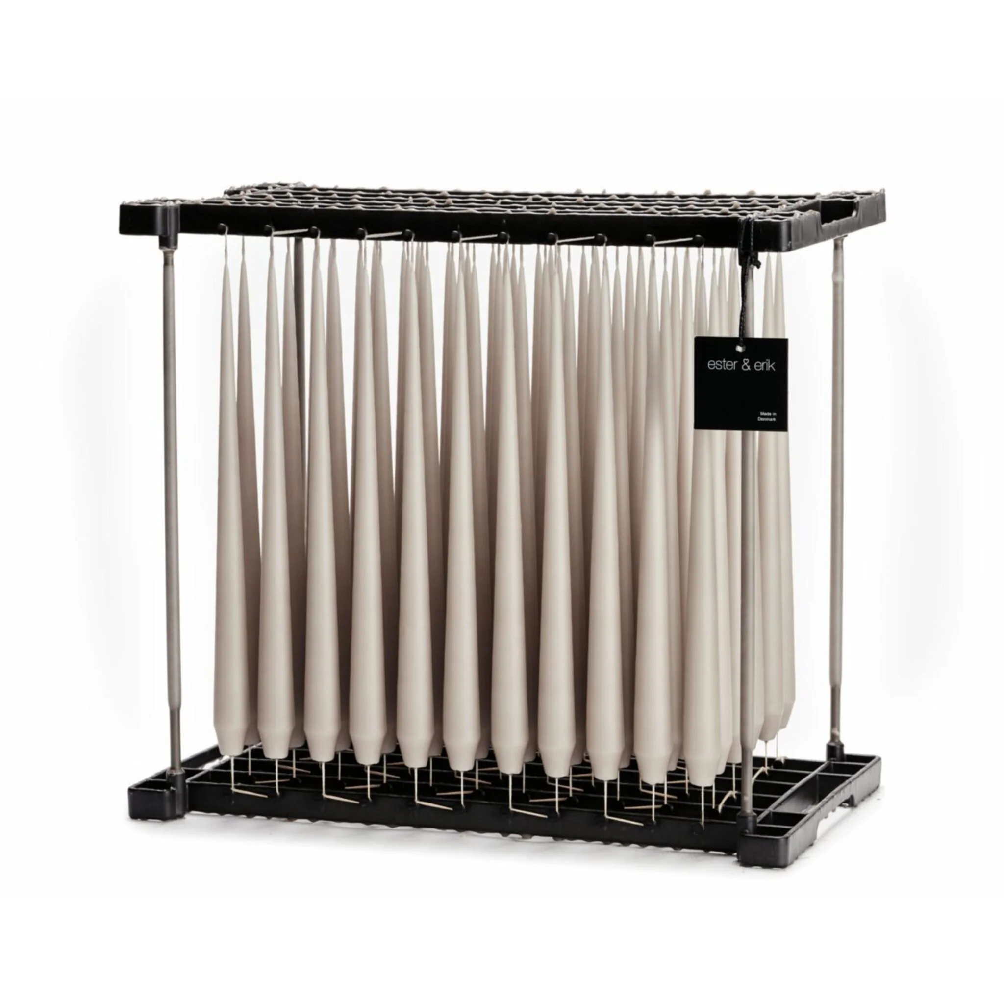 ESTER & ERIK Taper Candle, 32cm, Linen Grey - Image 3