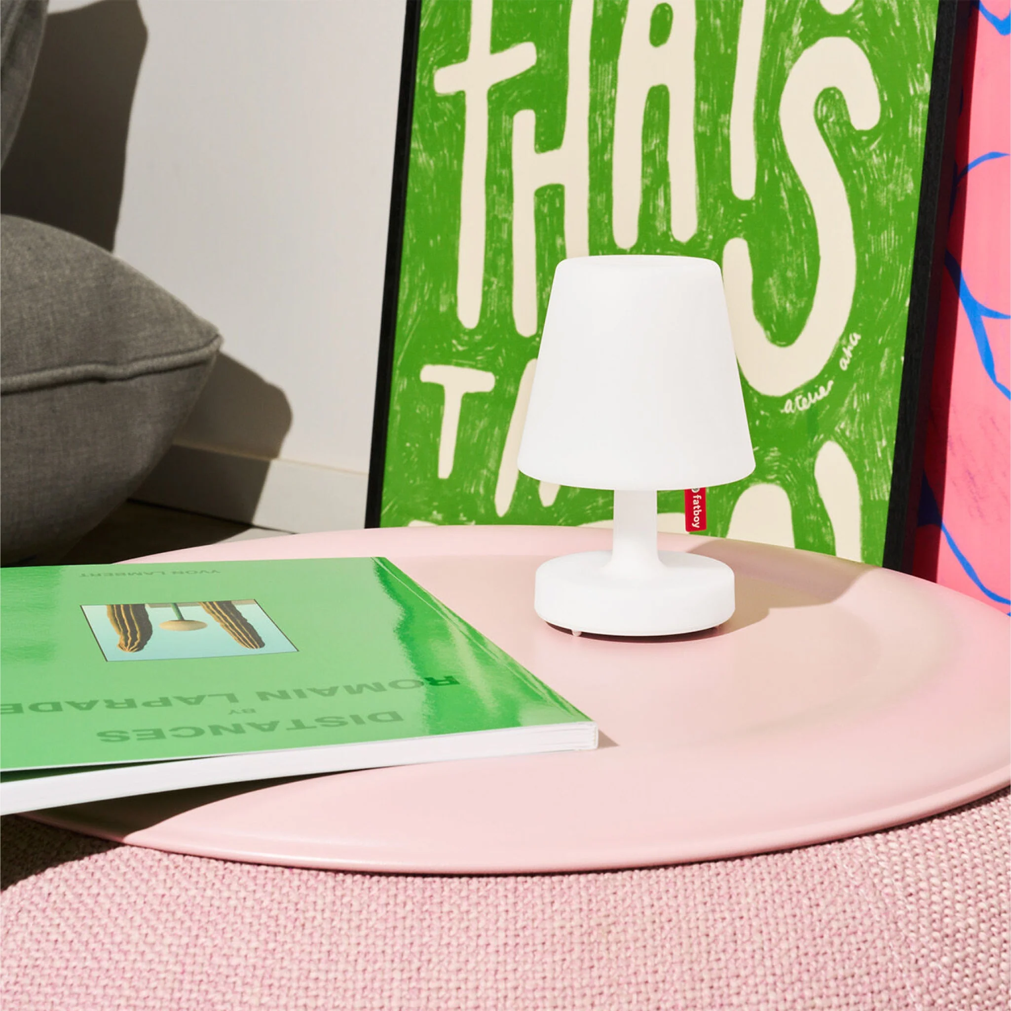 FATBOY Edison La Surprise Rechargeable Table Lamp, H15cm, White - Image 7
