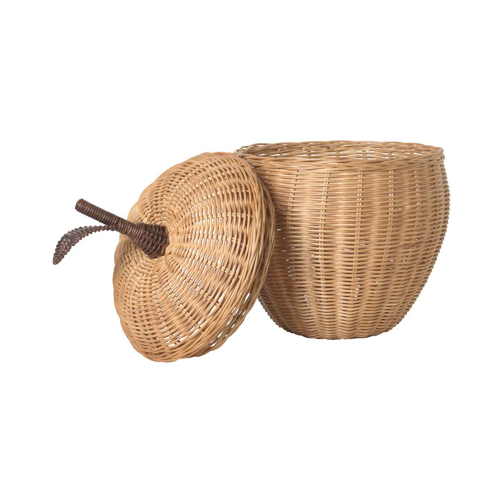 FERM LIVING Apple Braided Storage Basket, Natural - Image 4