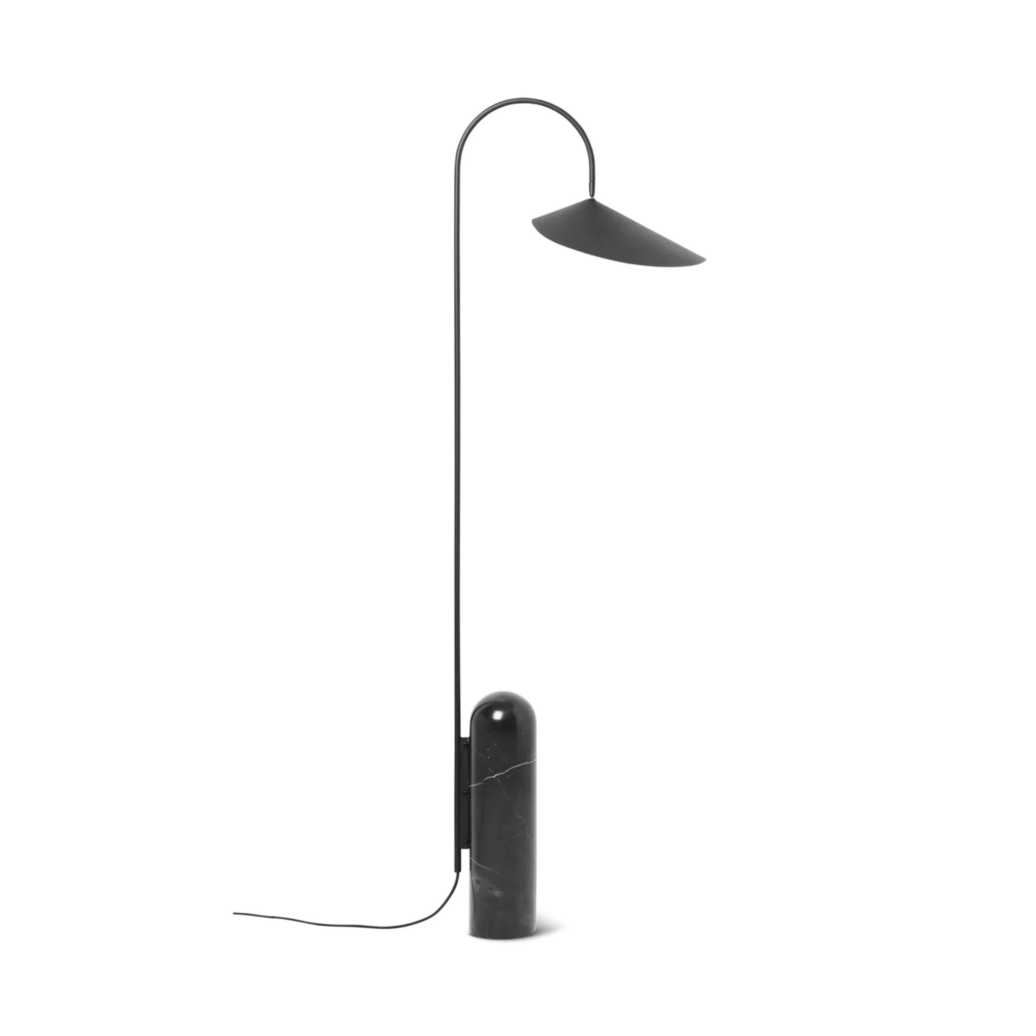 FERM LIVING Arum Floor Lamp, Black - Image 2