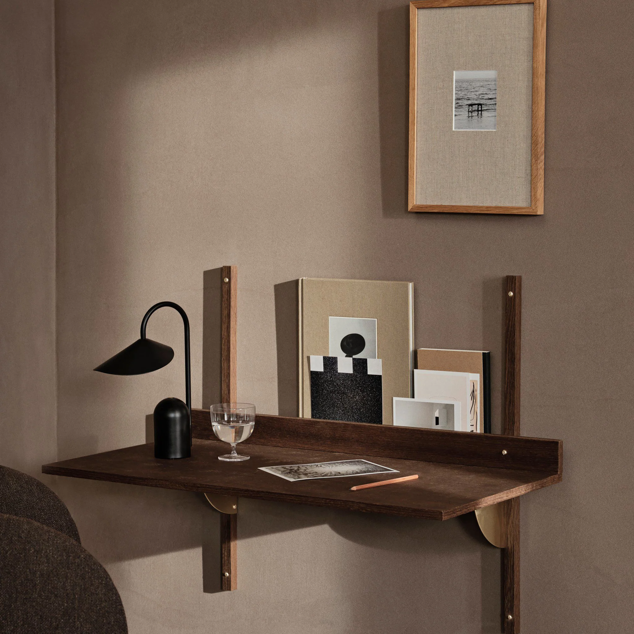FERM LIVING Arum Portable Lamp, Black - Image 7