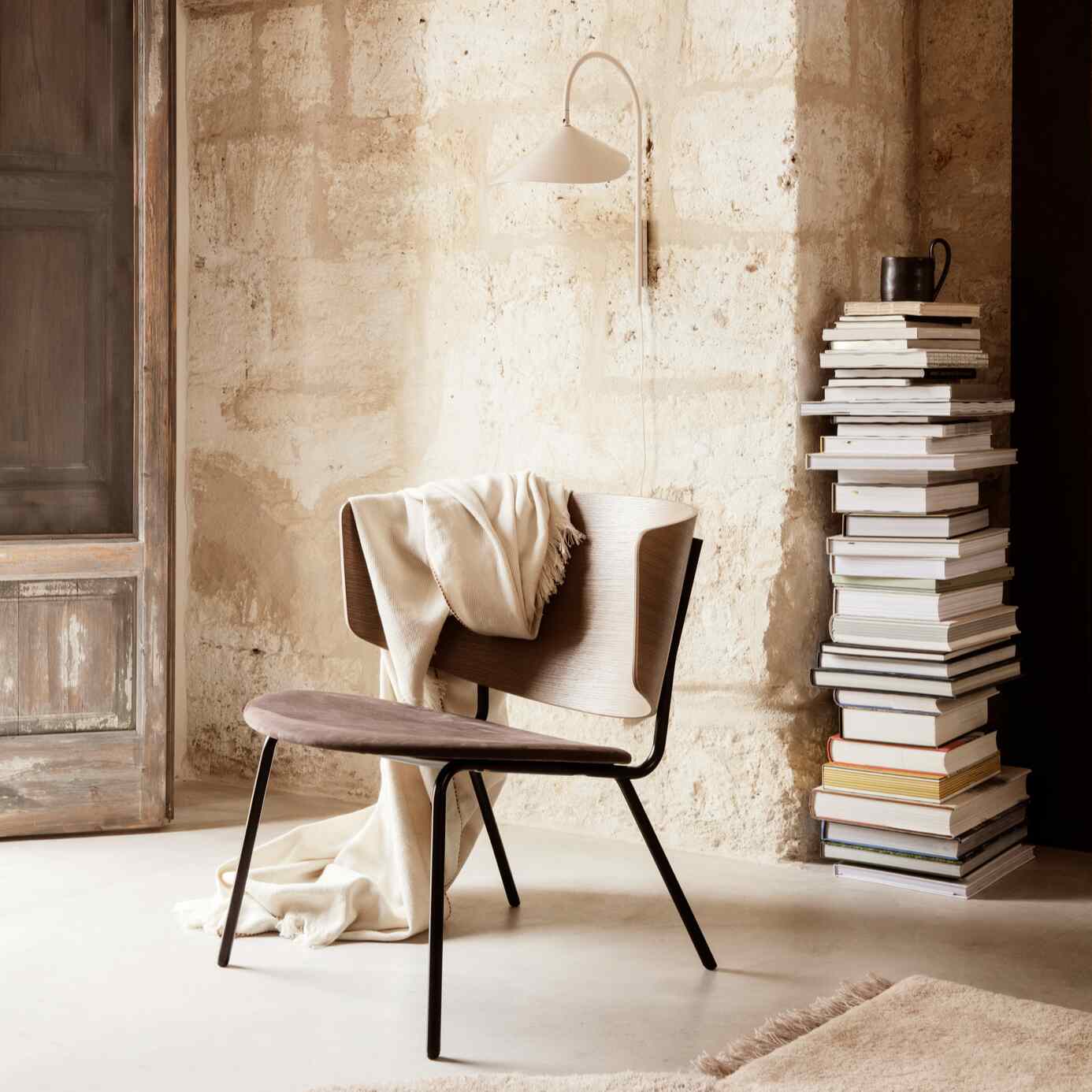 FERM LIVING Arum Swivel Wall Lamp, Cashmere - Image 4