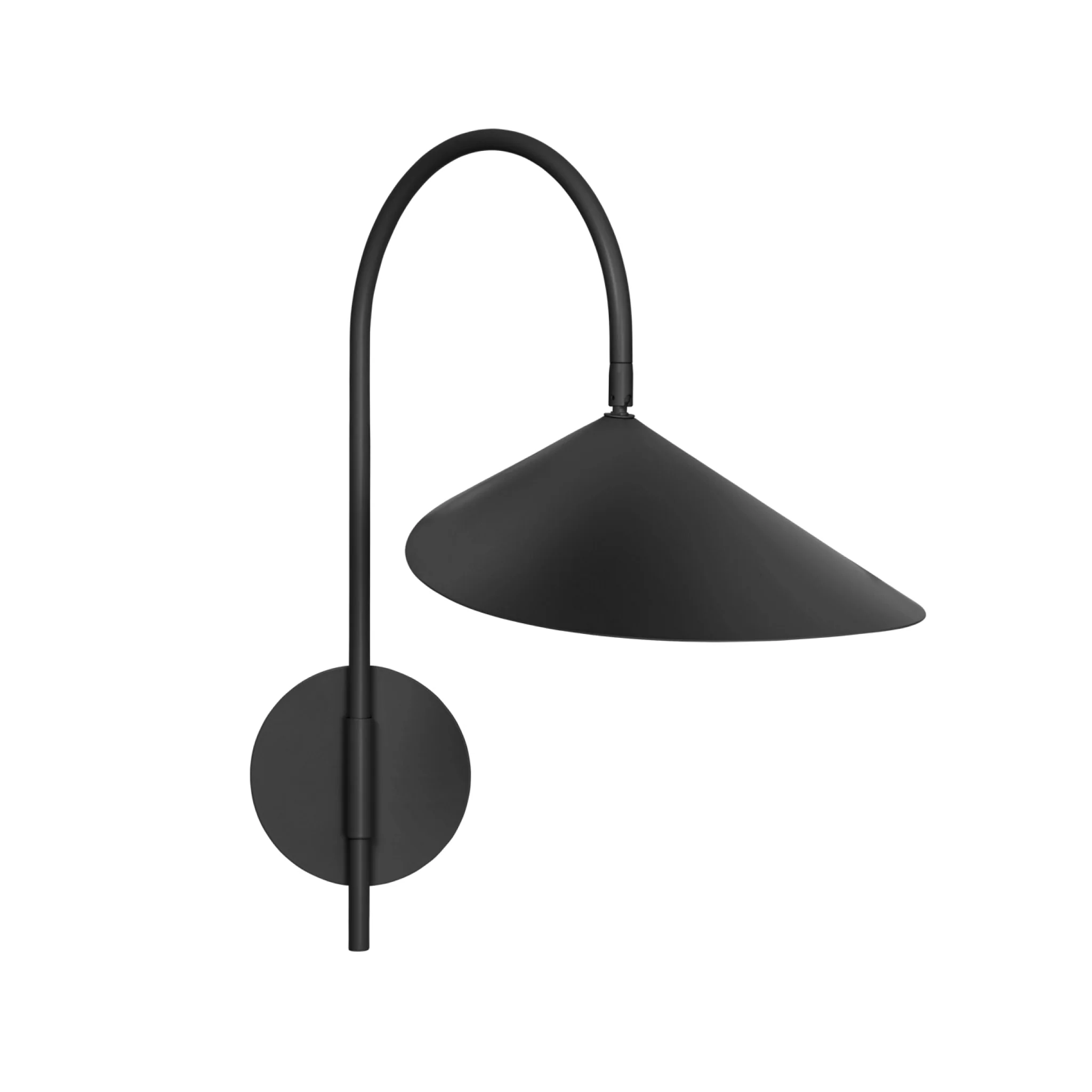 FERM LIVING Arum Swivel Wall Lamp, Hardwired, Black - Image 2