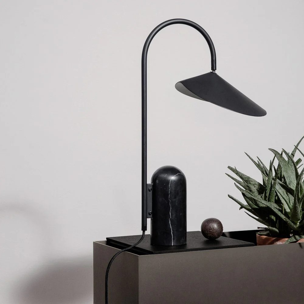FERM LIVING Arum Table Lamp, Black - Image 5