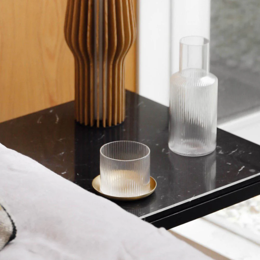 FERM LIVING Basho Tray Round, Brass - Image 5