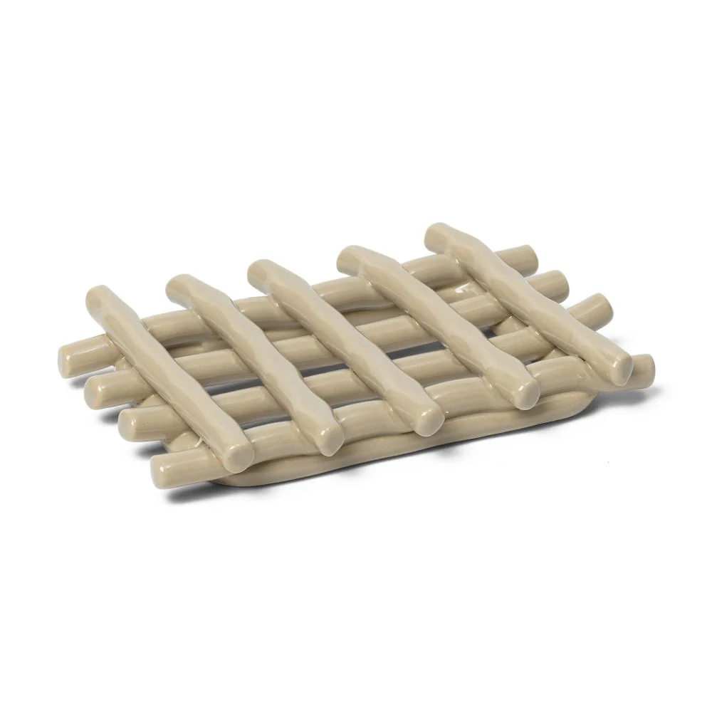 FERM LIVING Ceramic Soap Tray, Cashmere - Image 3