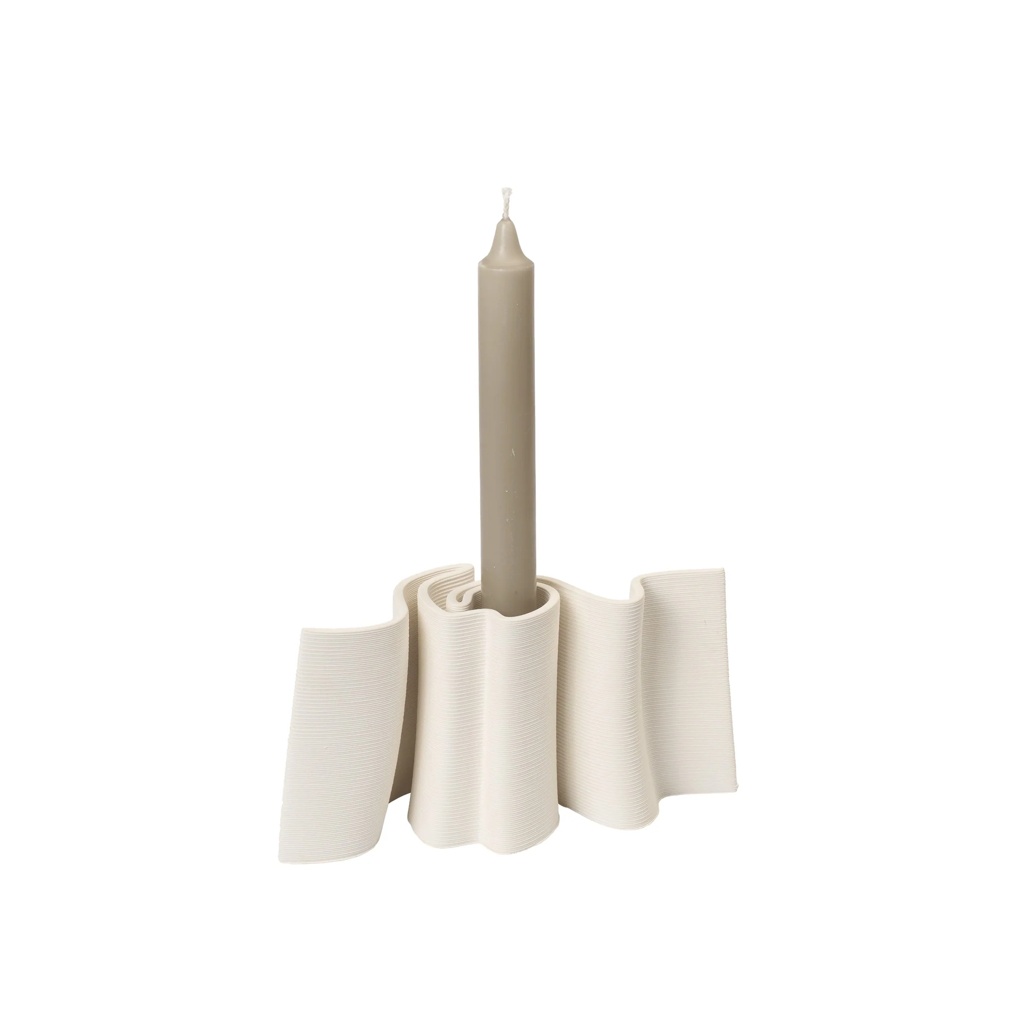 FERM LIVING Dedali Candle Holder, Off-White - Image 3