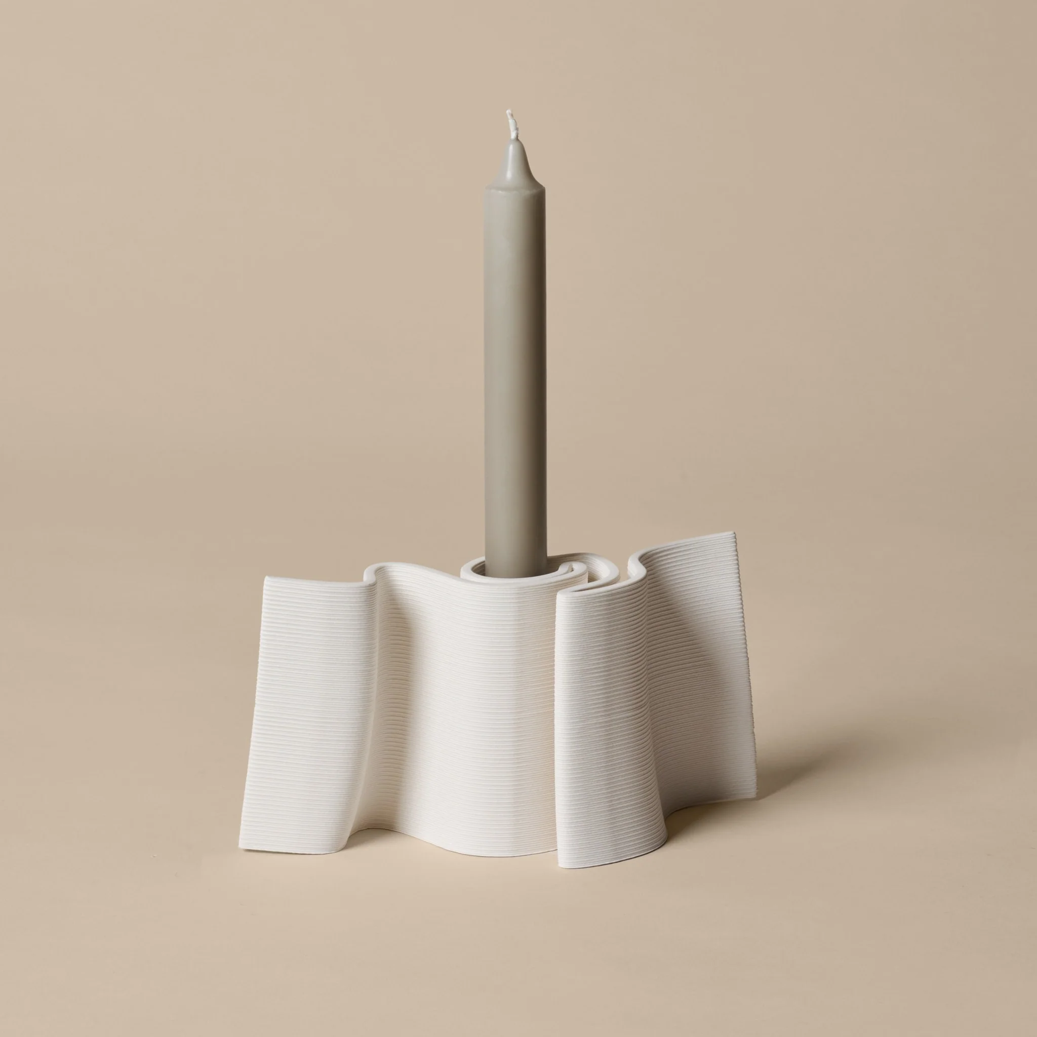 FERM LIVING Dedali Candle Holder, Off-White - Image 4