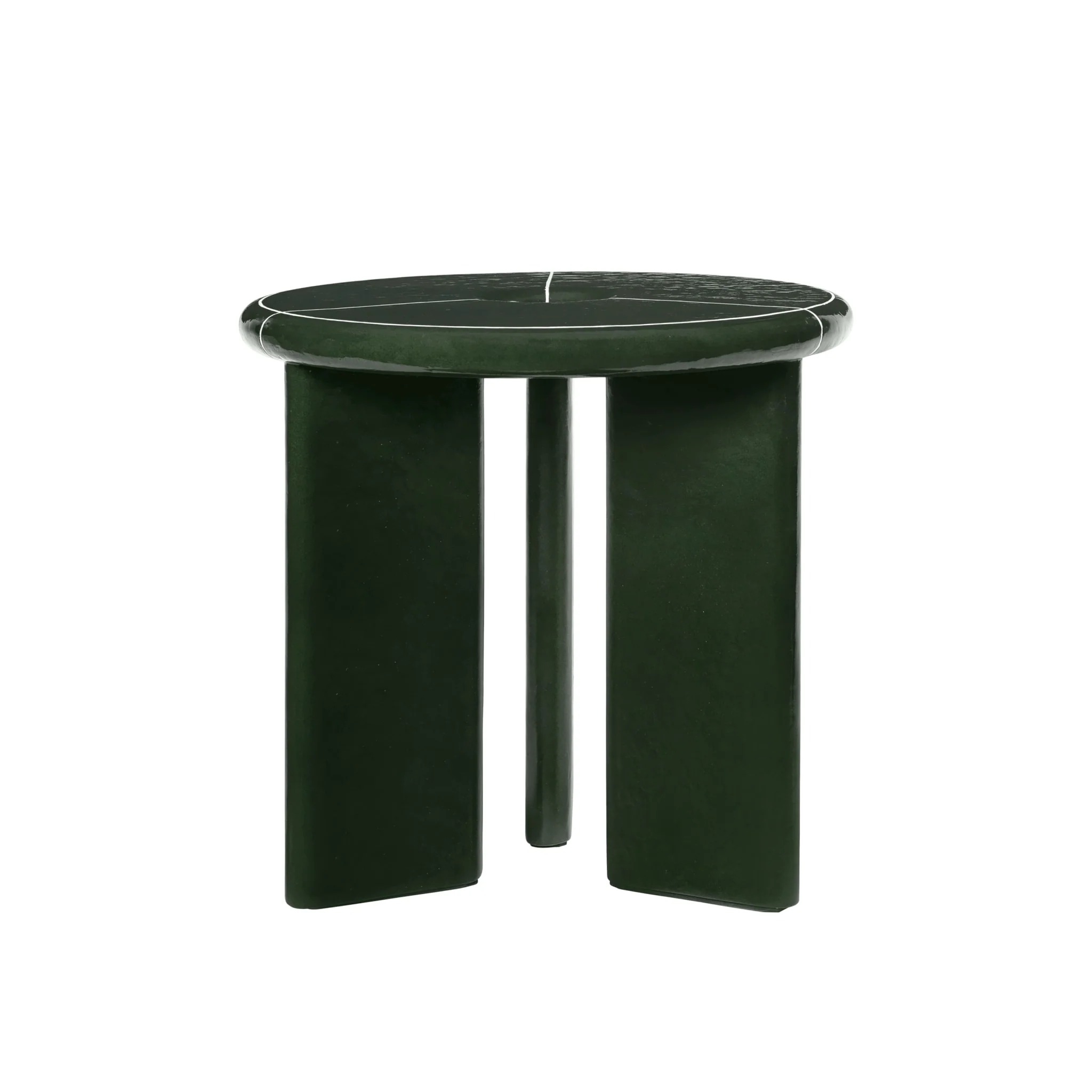 FERM LIVING Deya Side Table D47cm, Dark Green - Image 2