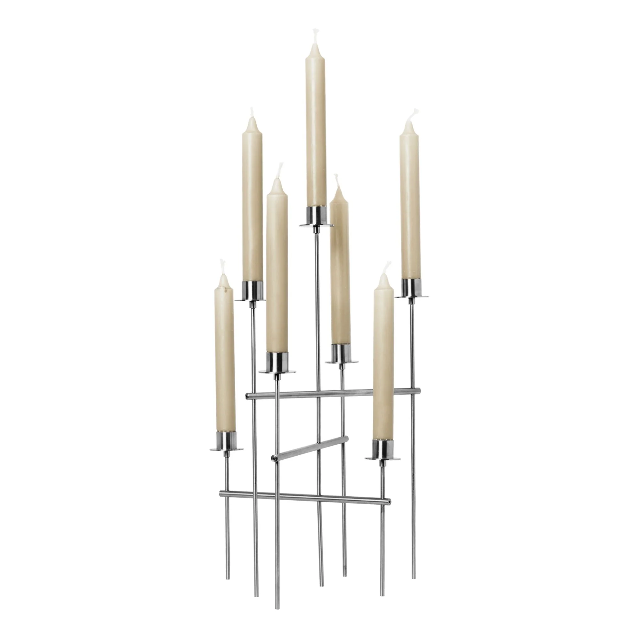 FERM LIVING Elysia Candelabra, Brushed Stainless Steel - Image 4