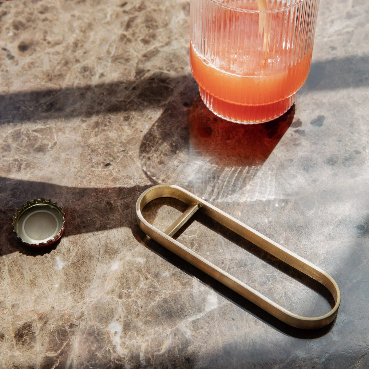 FERM LIVING Fein Bottle Opener Brass - Image 2