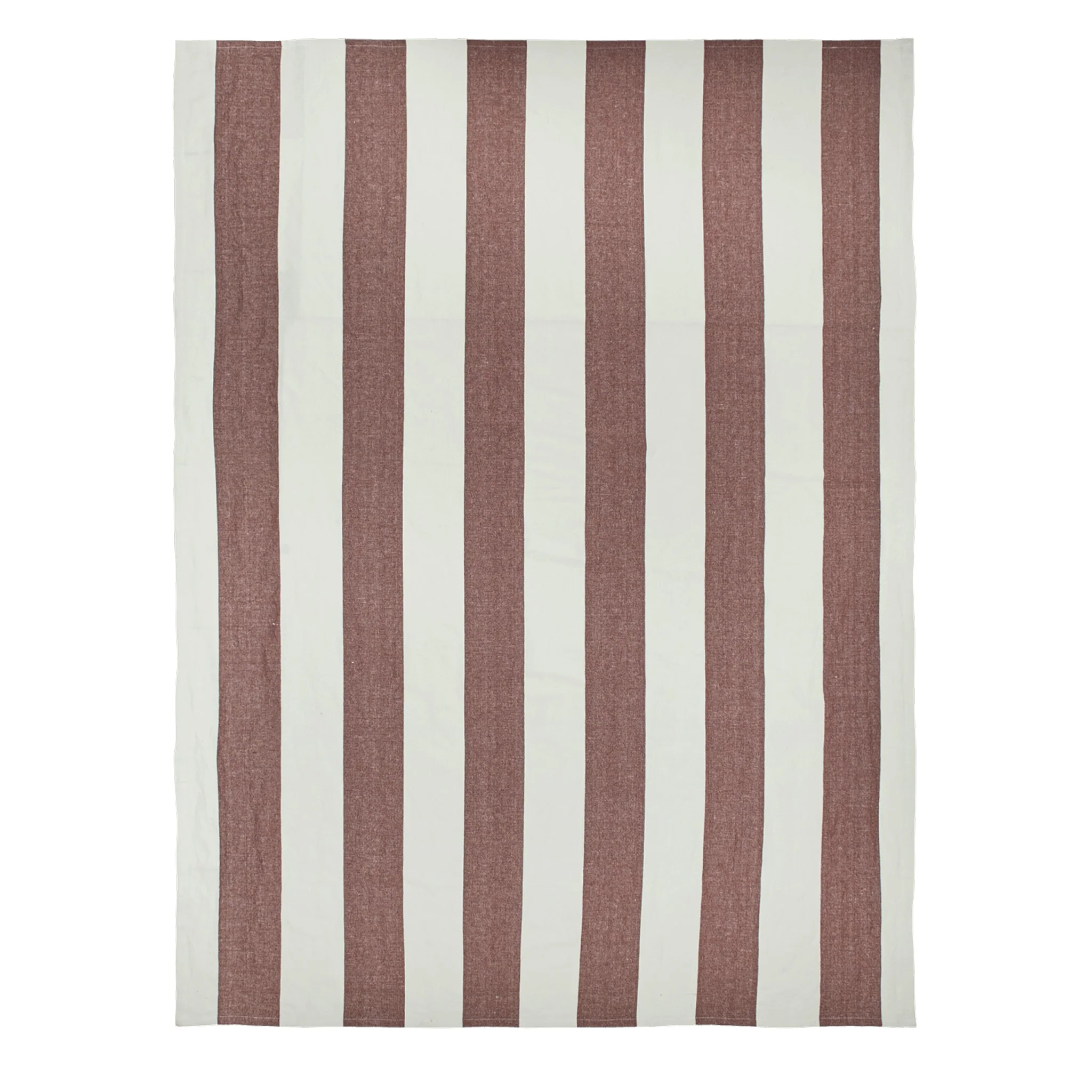 FERM LIVING Hale Tablecloth, Chestnut/Frosted Lime