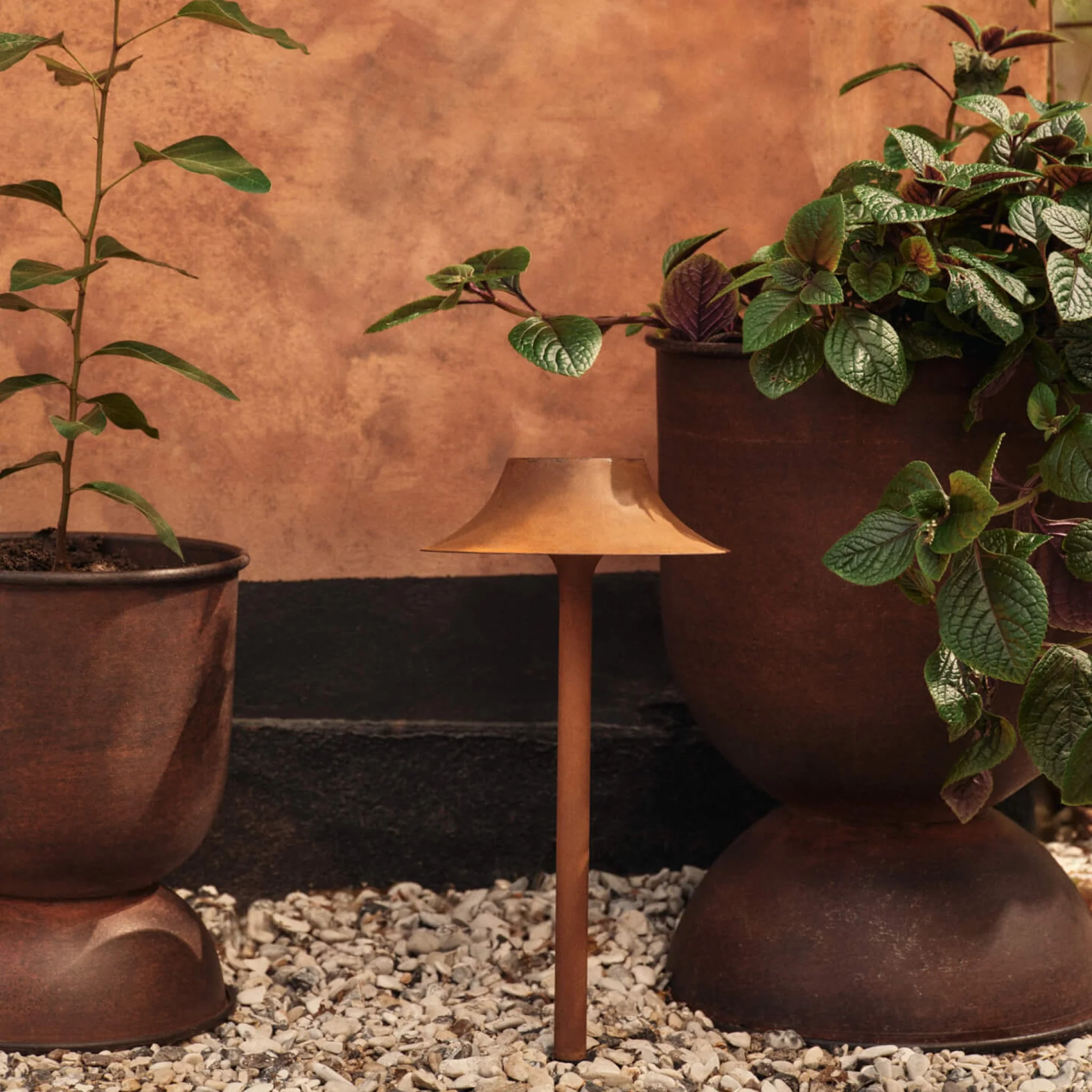 FERM LIVING Hourglass Flower Pot, H59cm Medium, Rust - Image 2
