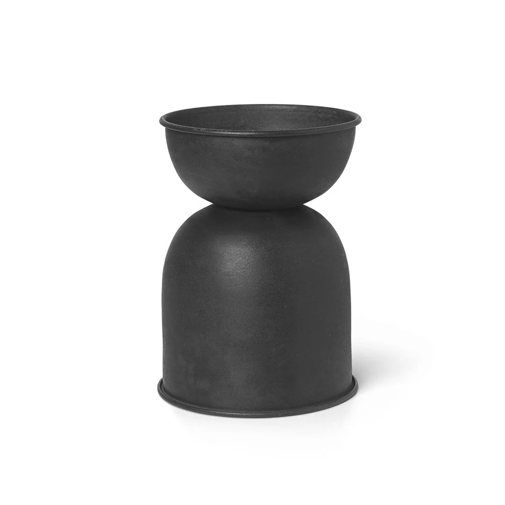 FERM LIVING Hourglass Flower Pot, H59cm Medium, Black - Image 5