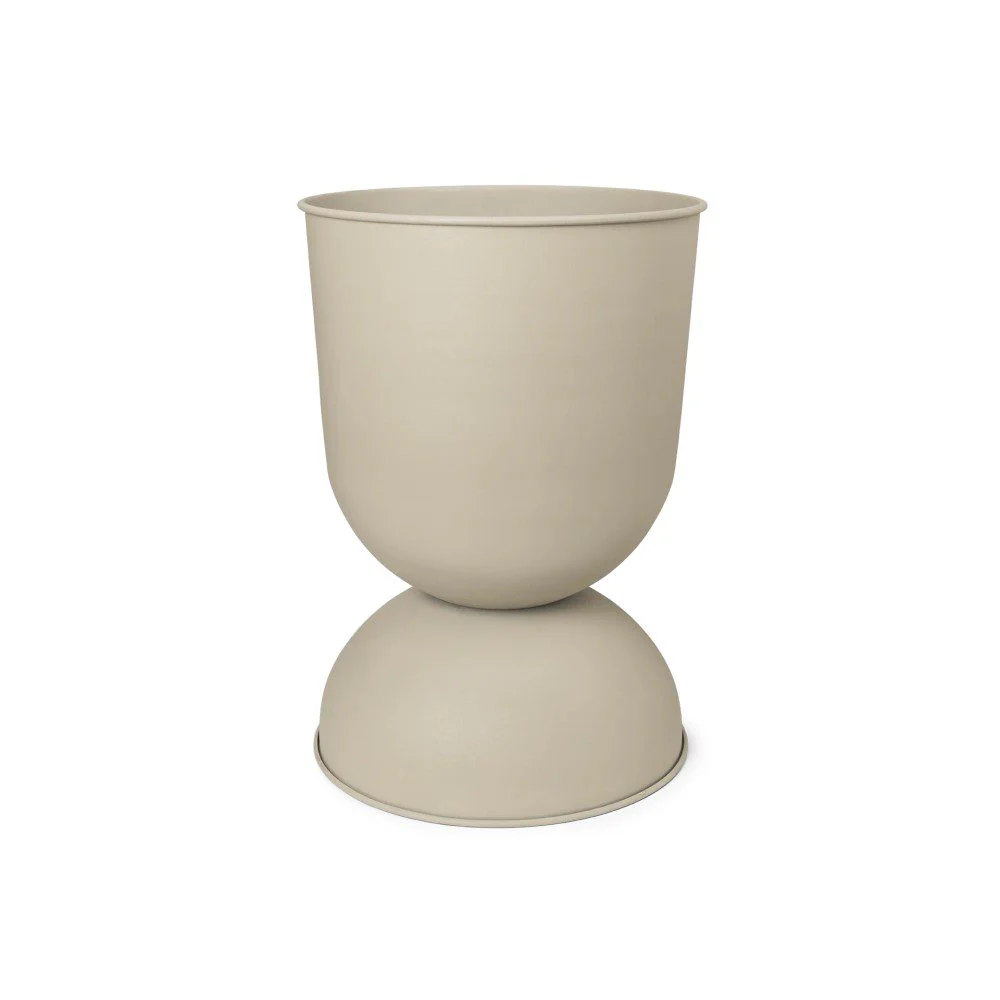 FERM LIVING Hourglass Flower Pot, H73cm Large, Cashmere