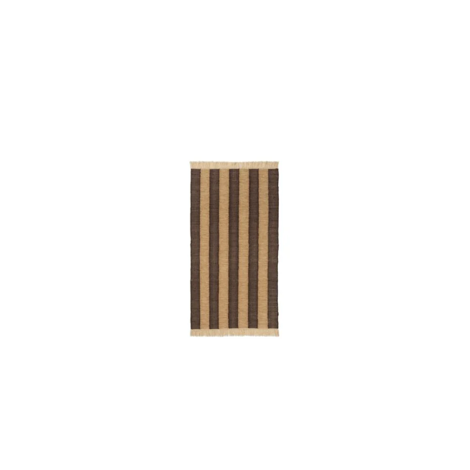 FERM LIVING Ives Rug, Tan/Chocolate – 2 Sizes - Image 6