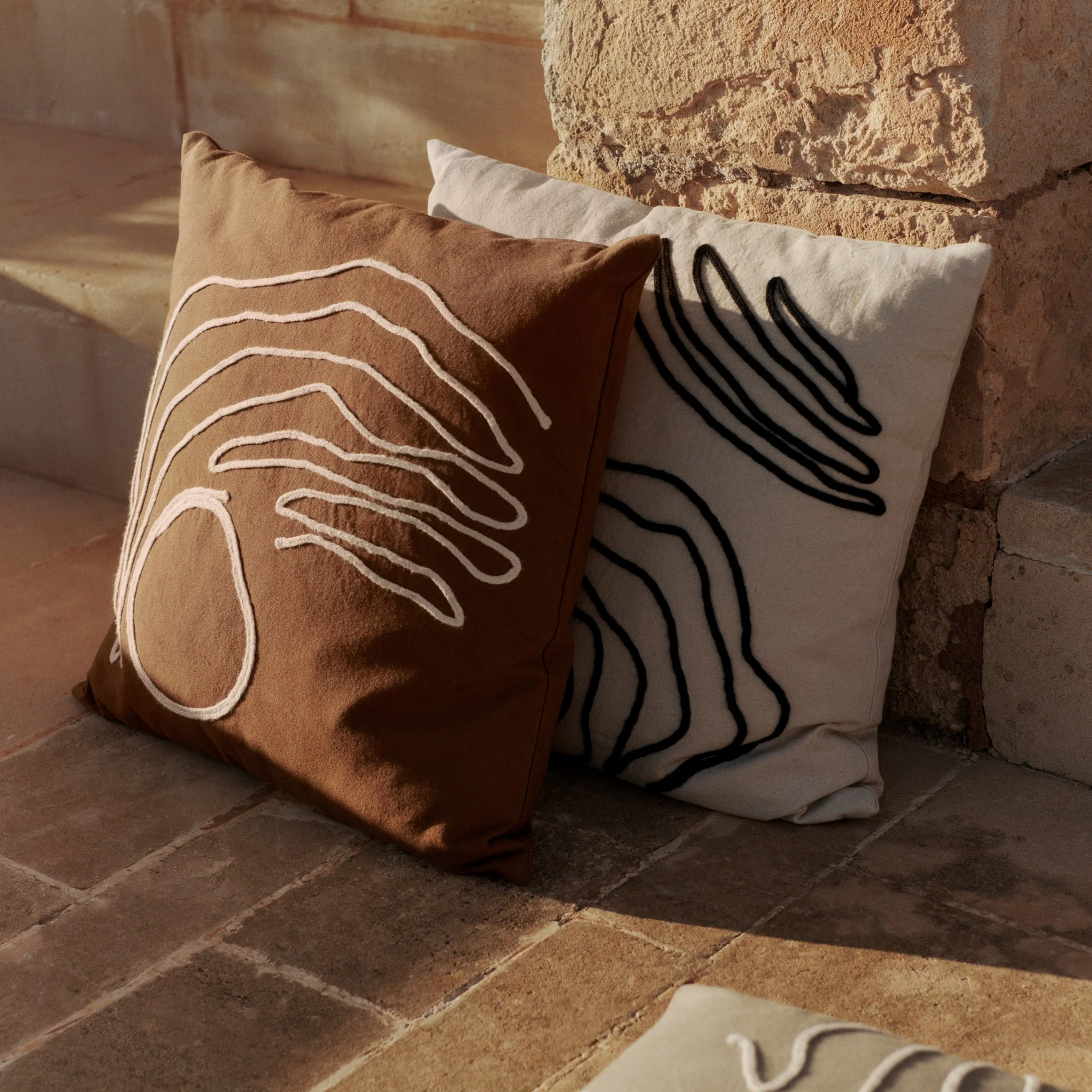 FERM LIVING Jot Cushion, Natural - Image 2