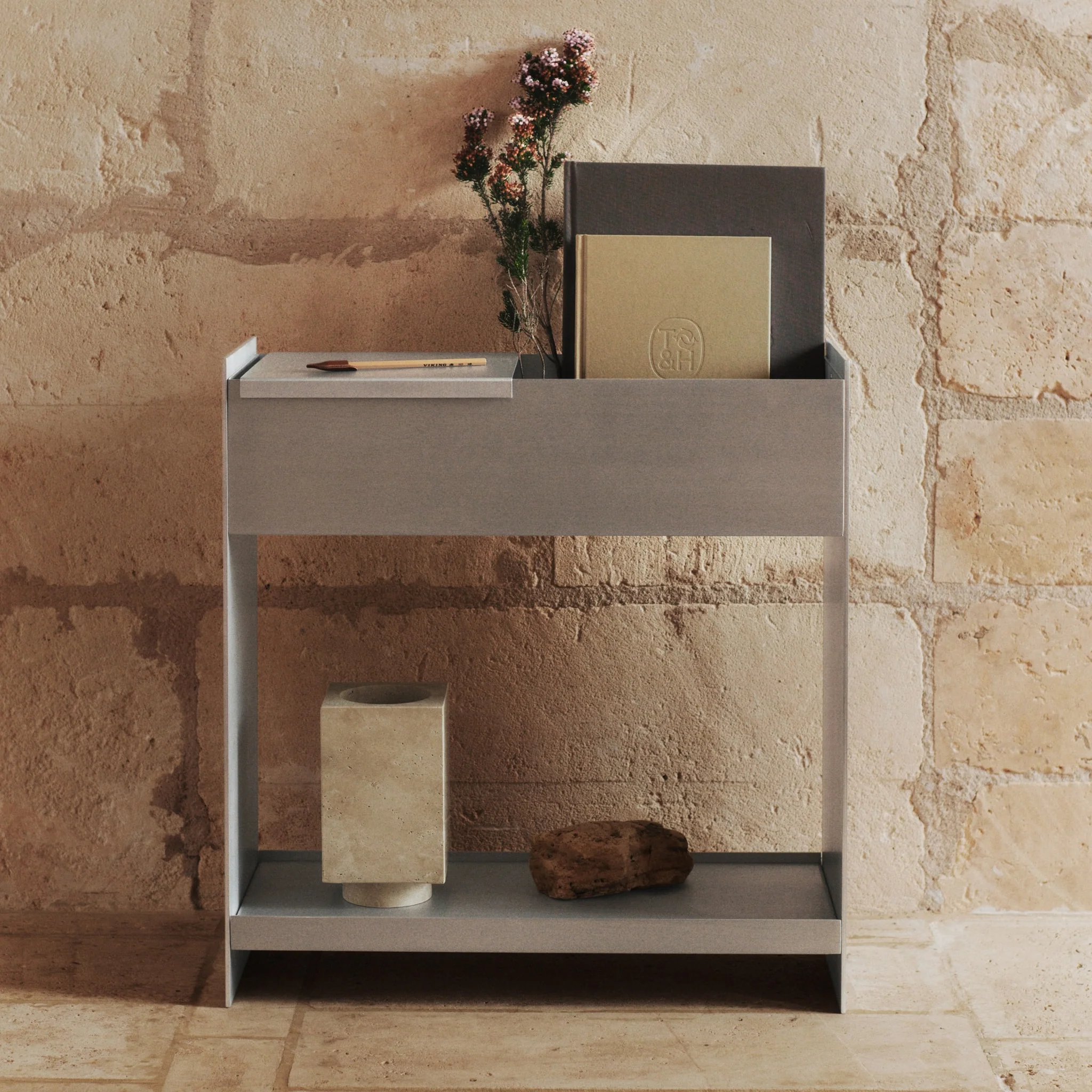 FERM LIVING Lager Plant Box w/ Shelf, Aluminium - Image 2