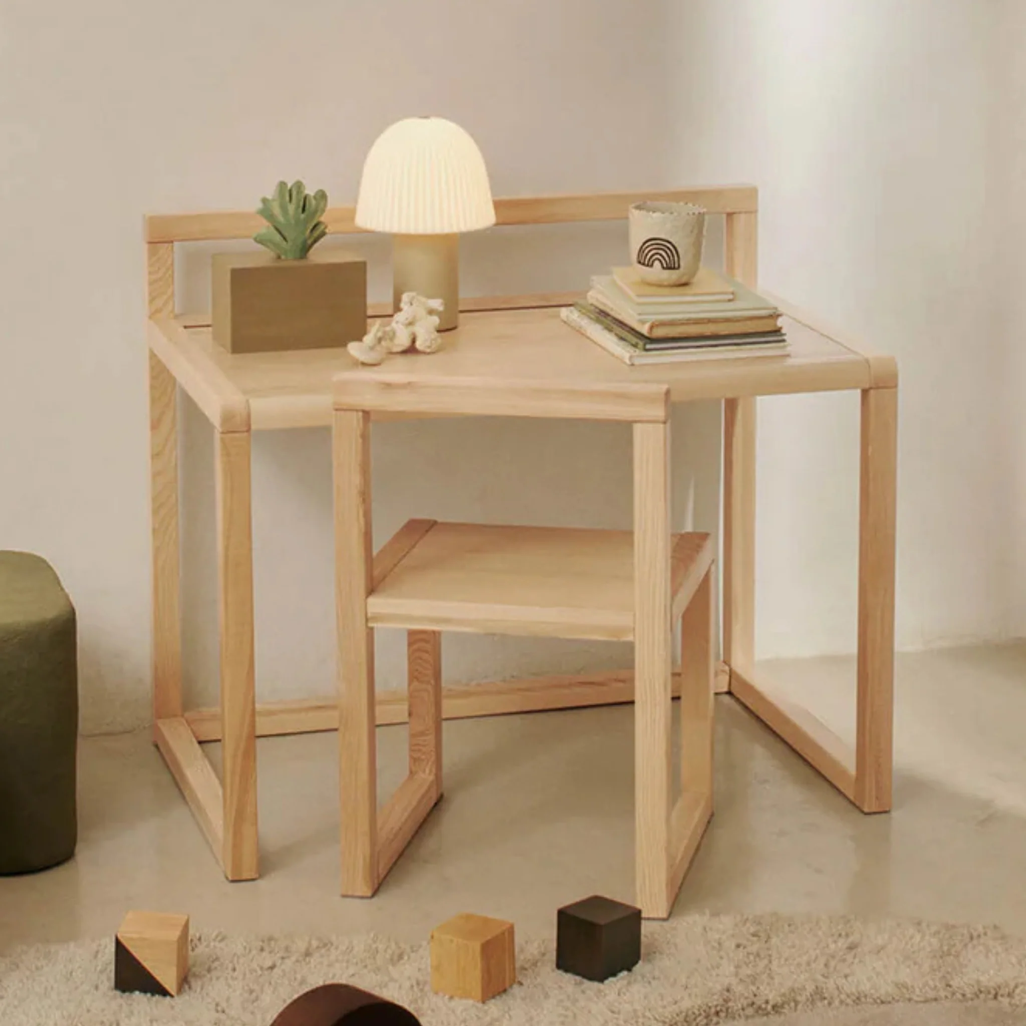 FERM LIVING Little Architect Kids Desk, Ash - Image 3