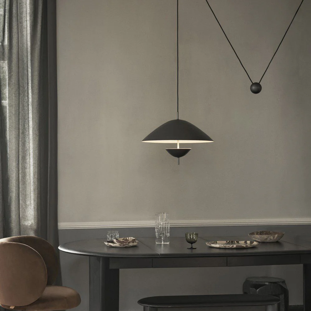 PRE-ORDER │ FERM LIVING Lod Pendant, Blackened Iron