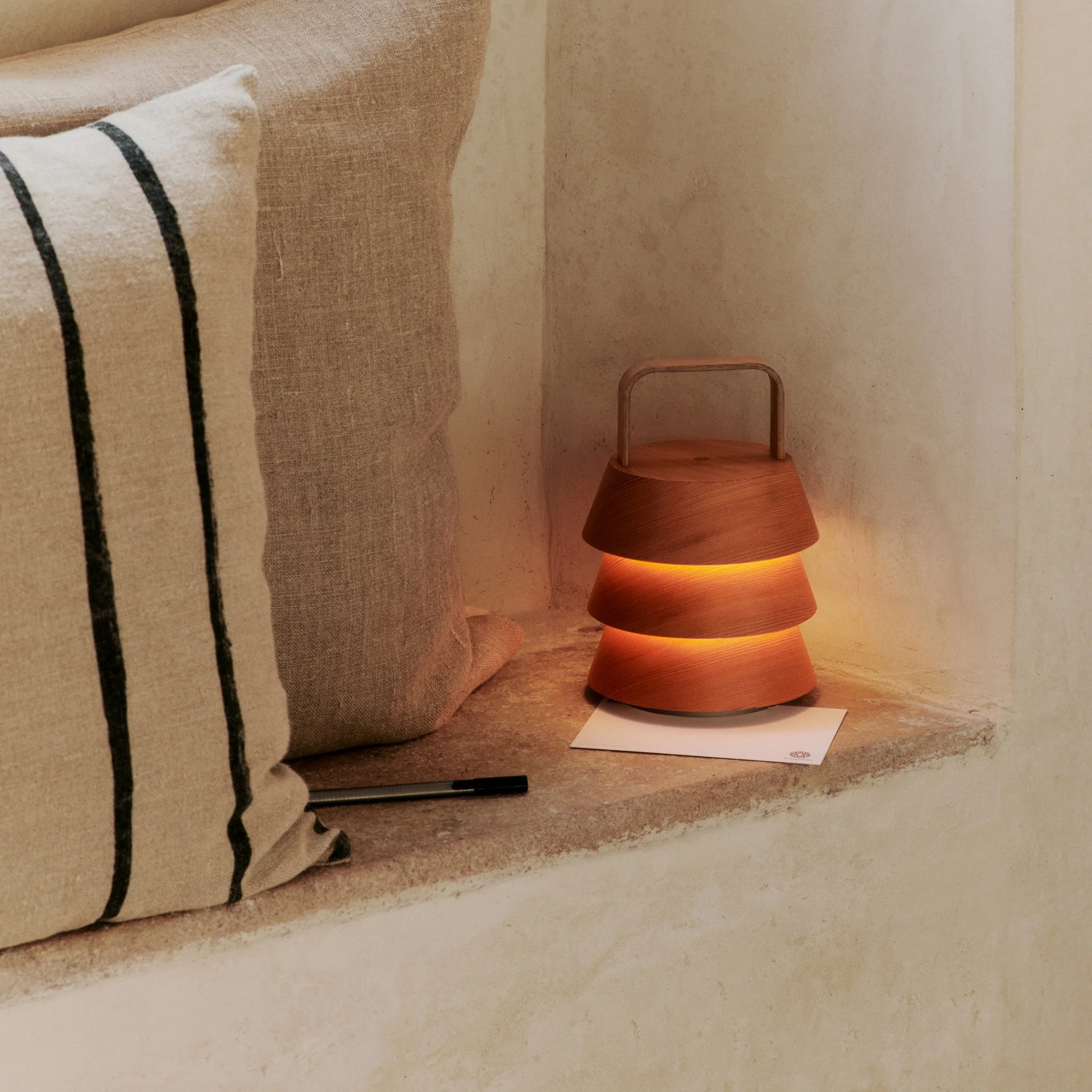 FERM LIVING Luver Portable Lamp, Natural - Image 11