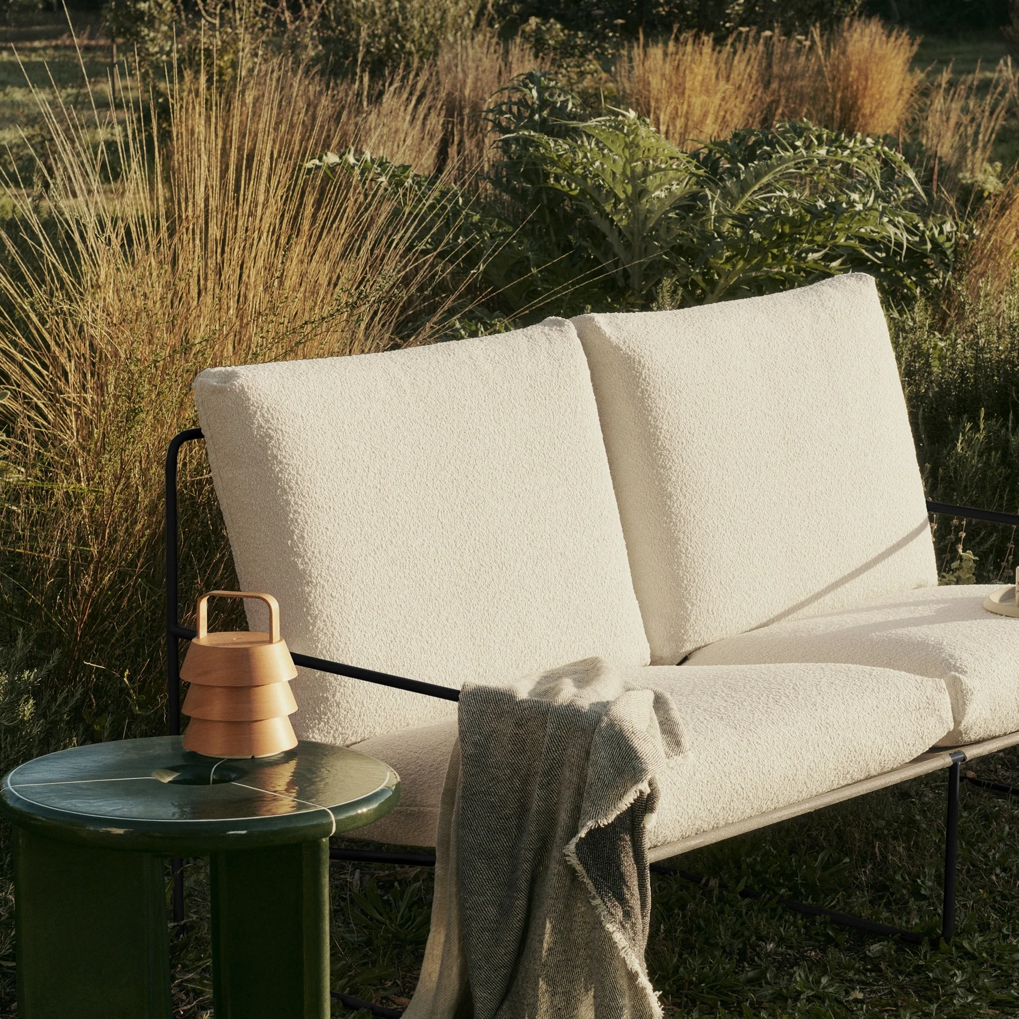 FERM LIVING Luver Portable Lamp, Natural - Image 9
