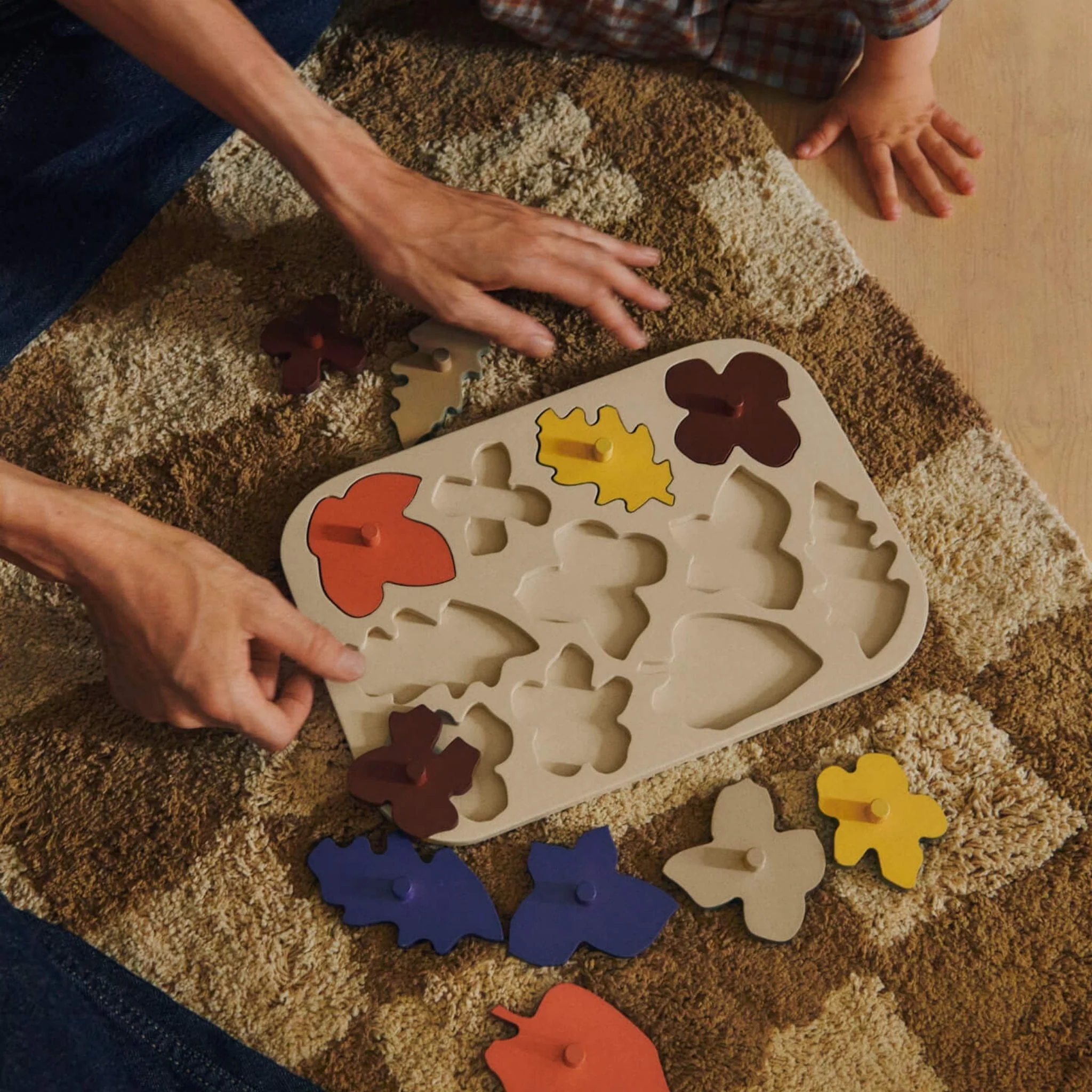 FERM LIVING Mara Washable Rug, Tan/Warm Sand - Image 5