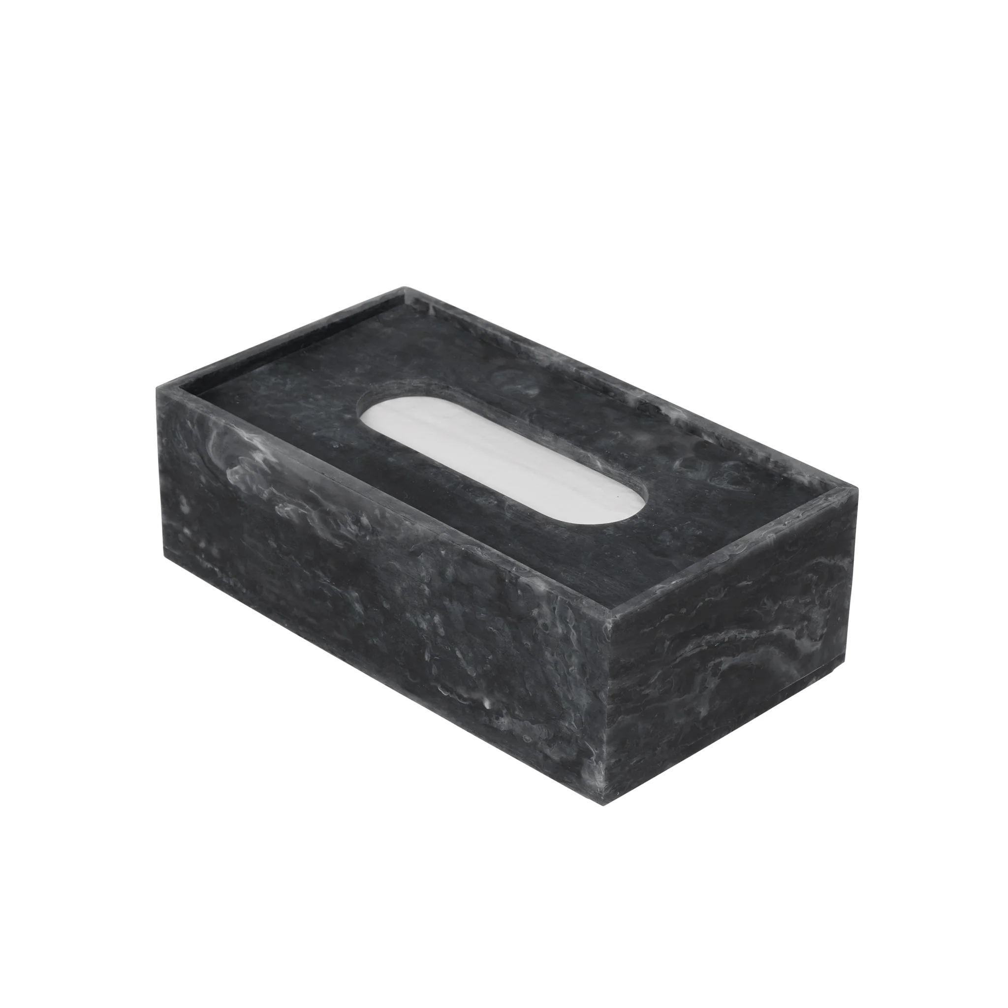 FERM LIVING Mist Tissue Box, 21x12cm, Charcoal