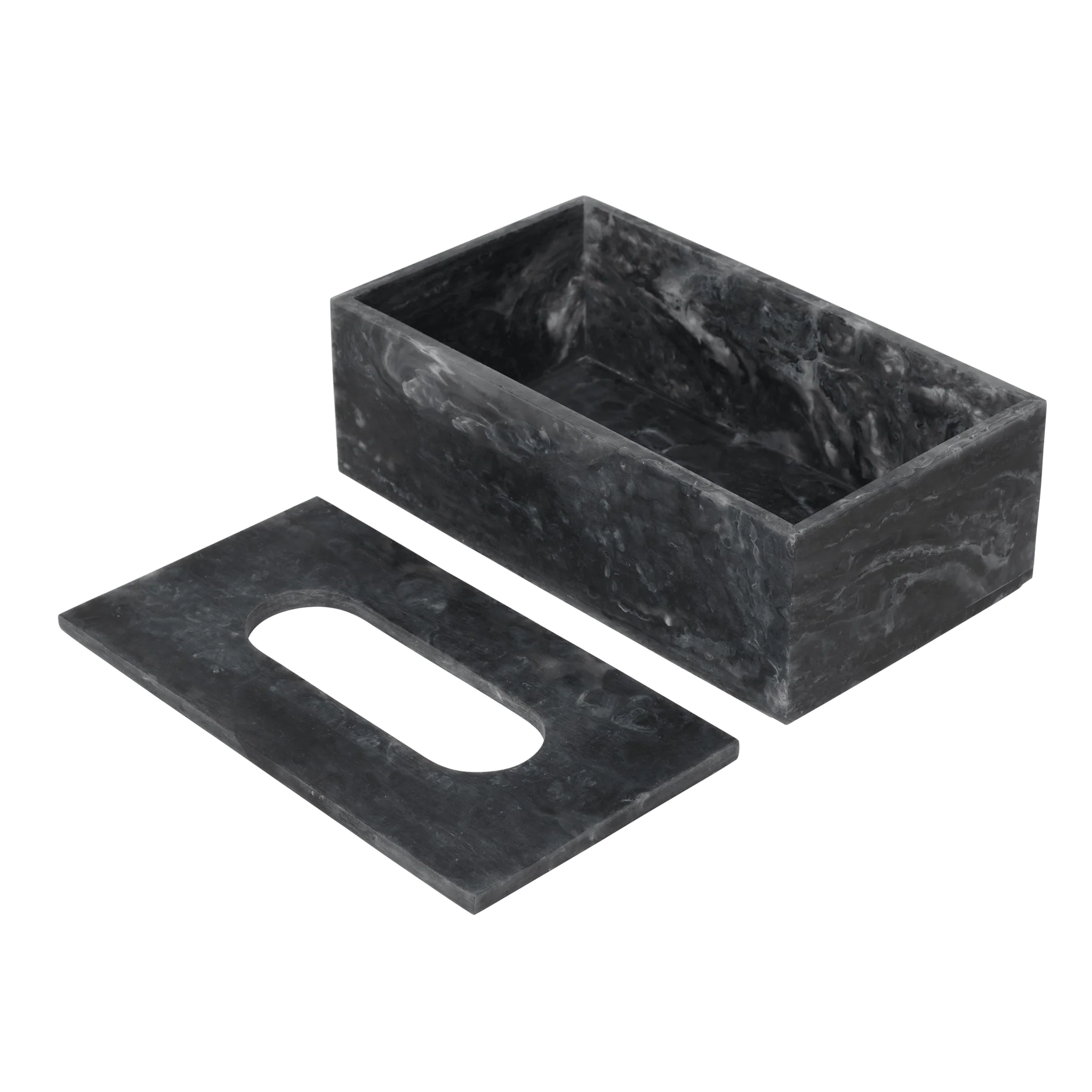 FERM LIVING Mist Tissue Box, 21x12cm, Charcoal - Image 3