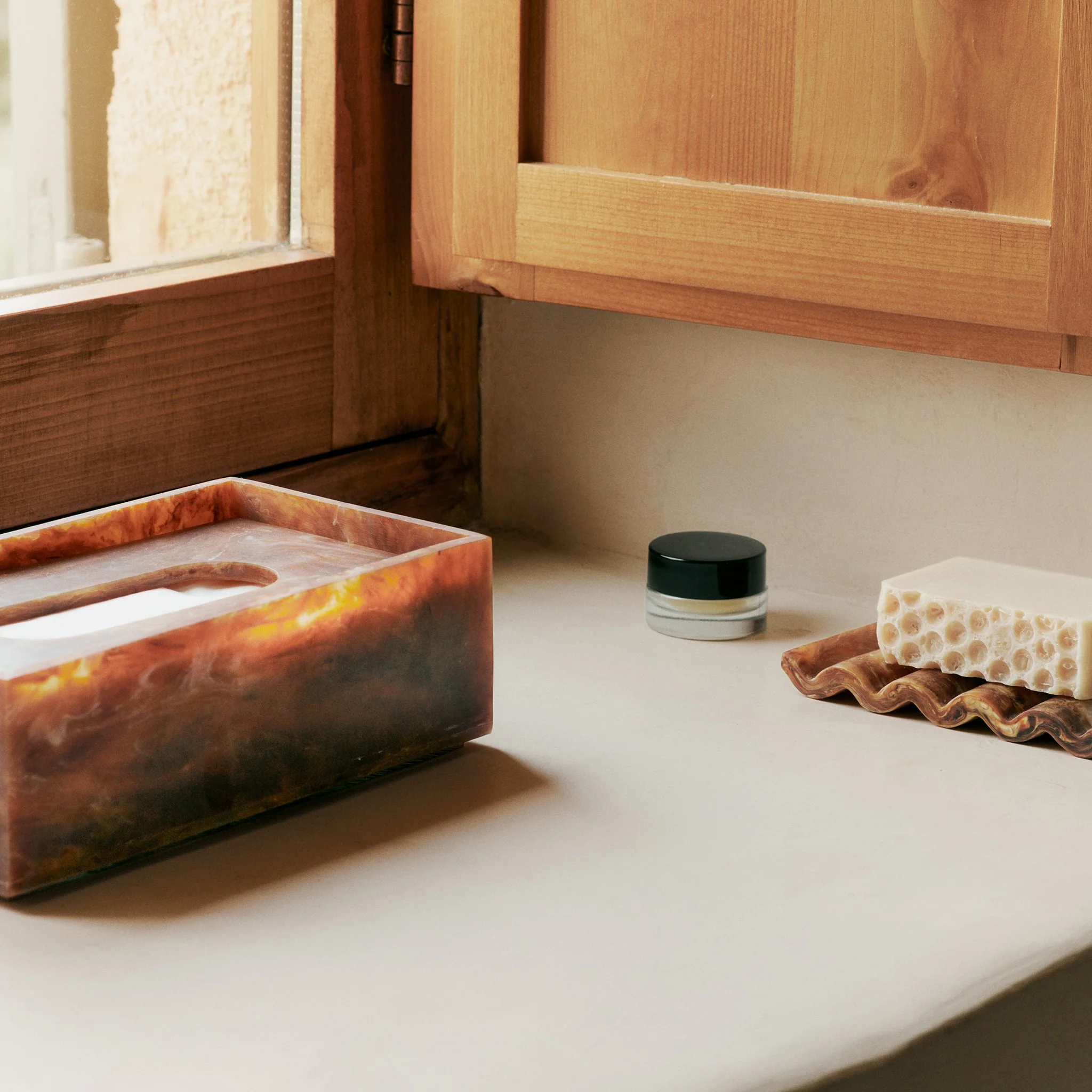 FERM LIVING Mist Tissue Box, 21x12cm, Sugar Kelp - Image 2